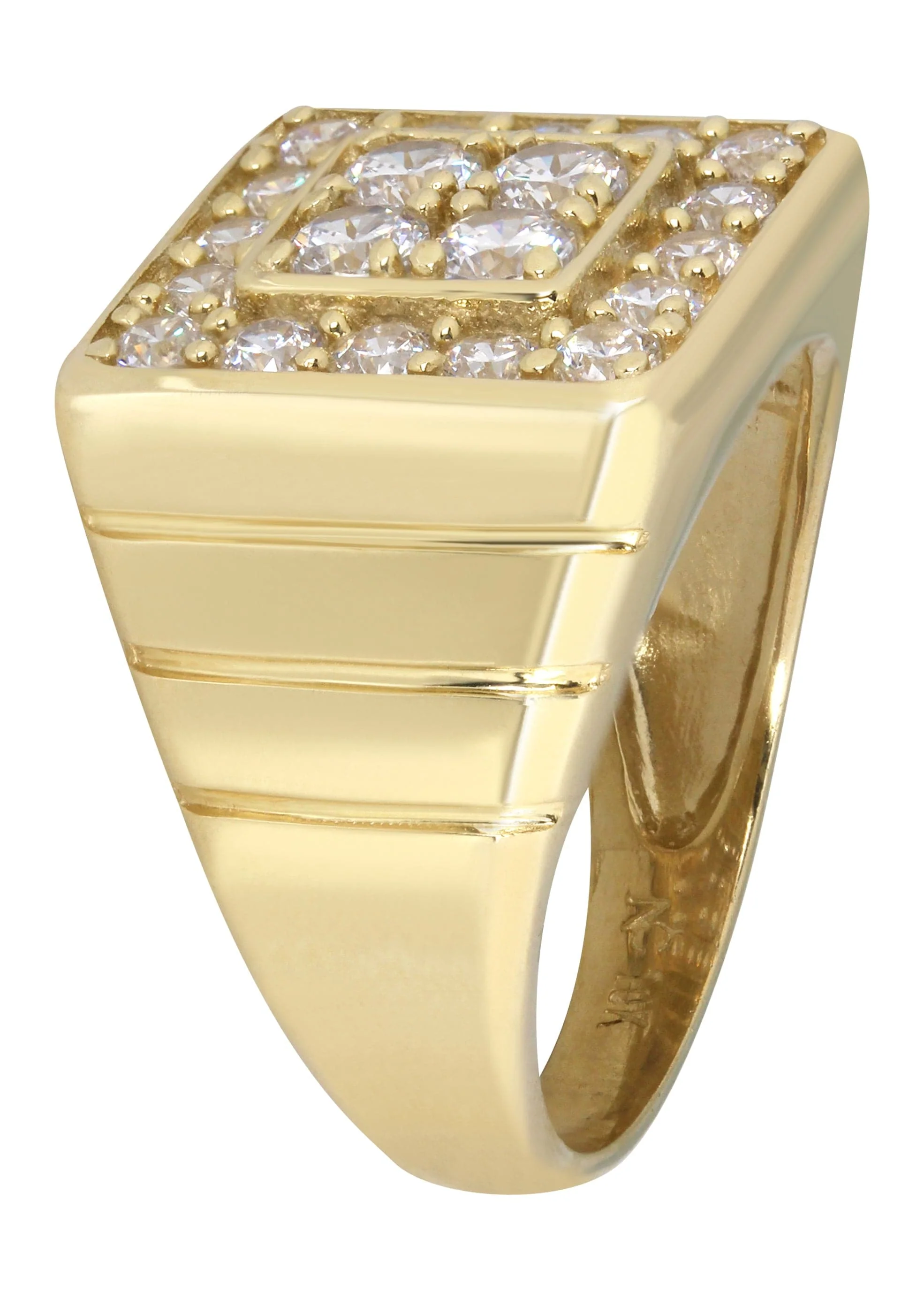 10K Gold Ring For Men - Mens Pinky Ring   | 8 Grams - Image 2