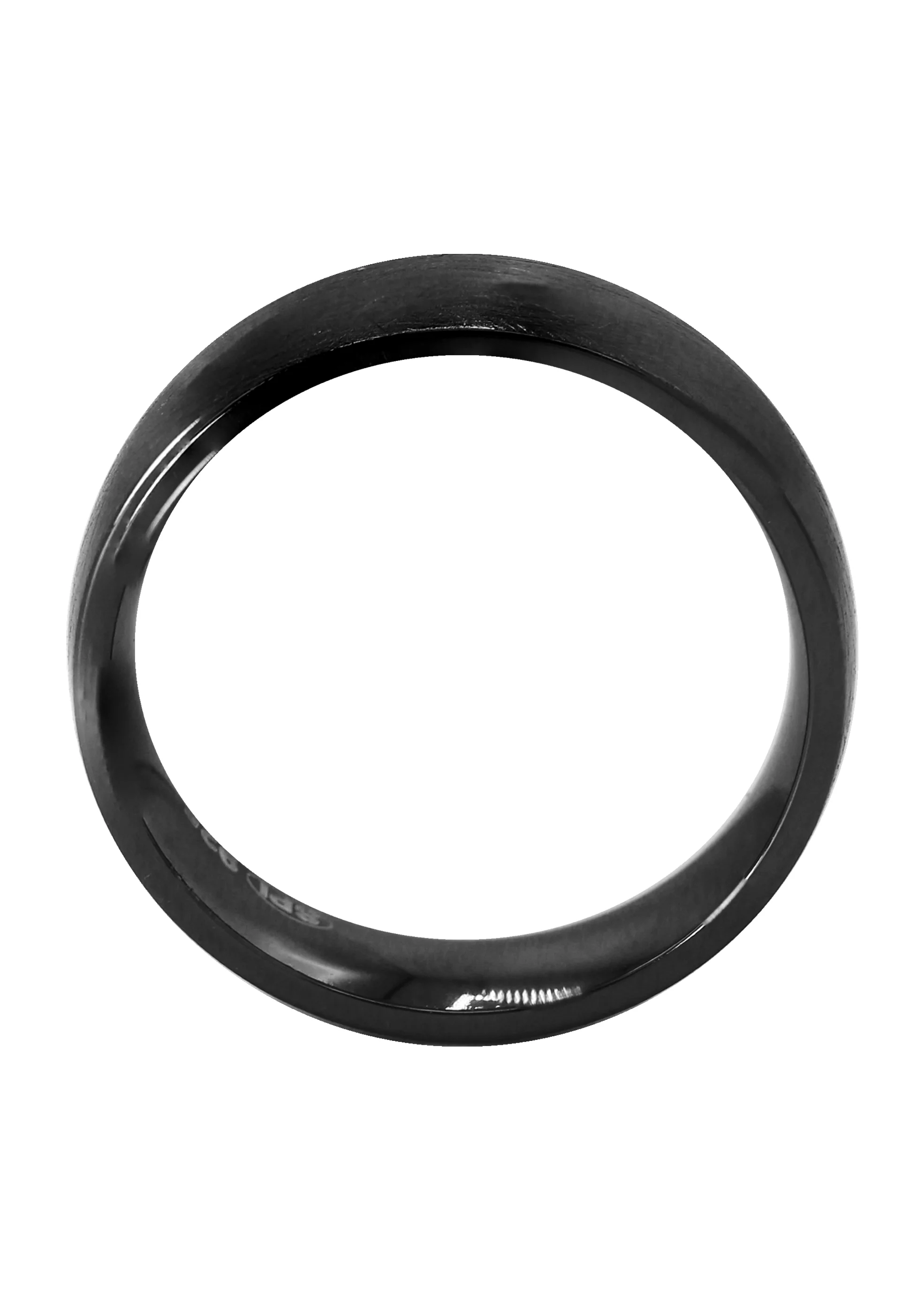 Mens Silver Classic Tungsten Style Ring | Appx 8.3 Grams - Image 2