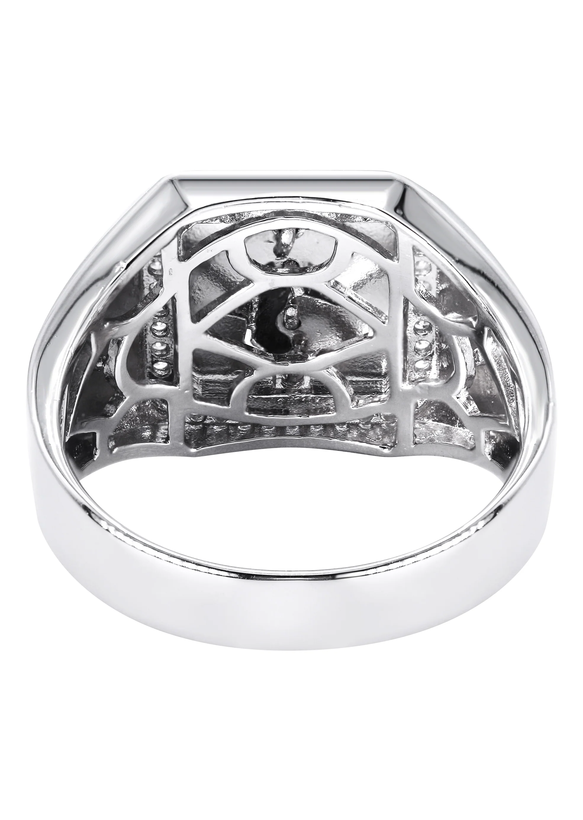 Mens Silver Horse Emblem Ring | Appx 8.3 Grams - Image 3