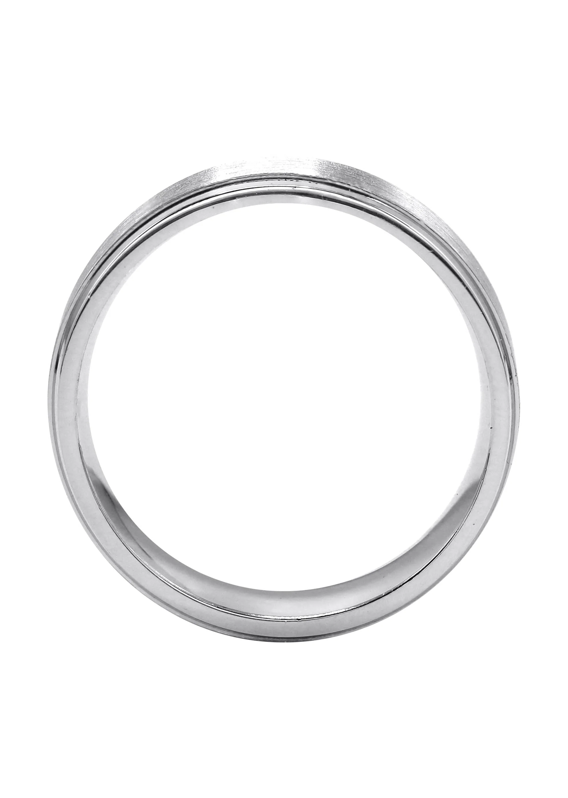 Mens Silver Plain Tungsten Style Ring | Appx 9.4 Grams - Image 2