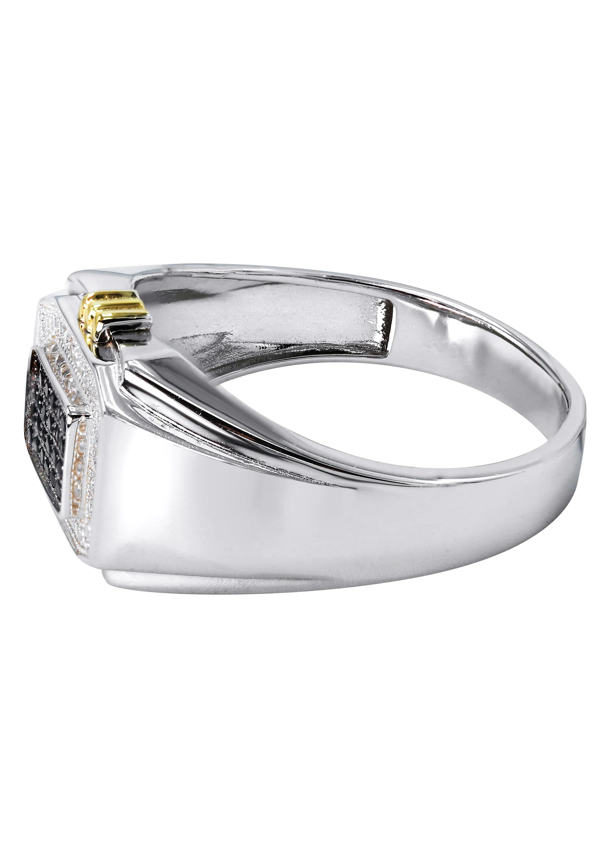 Mens Silver CZ Signet Ring | Appx 5.5 Grams - Image 2