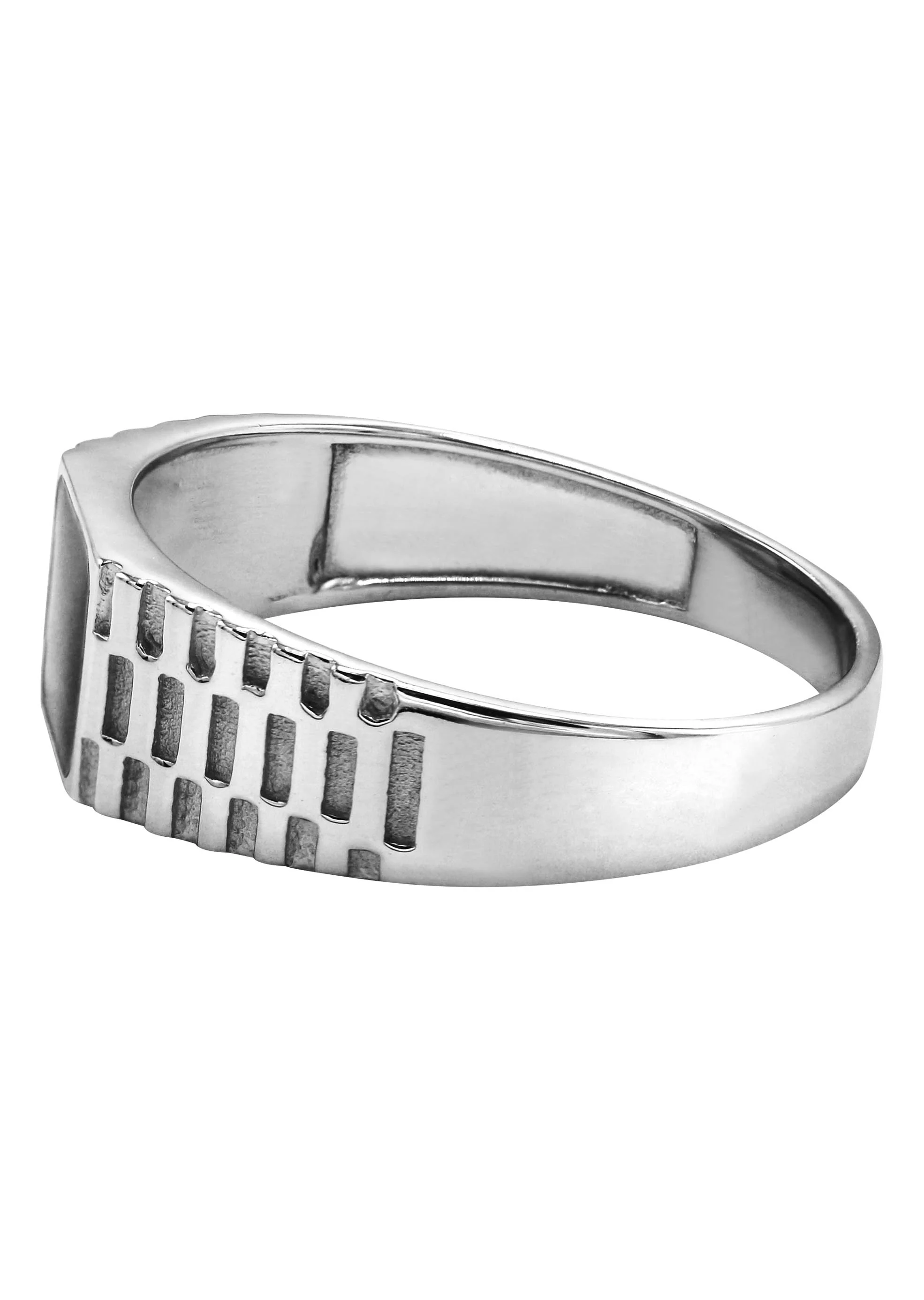 Mens Silver Onyx Ring | Appx 3.9 Grams - Image 2