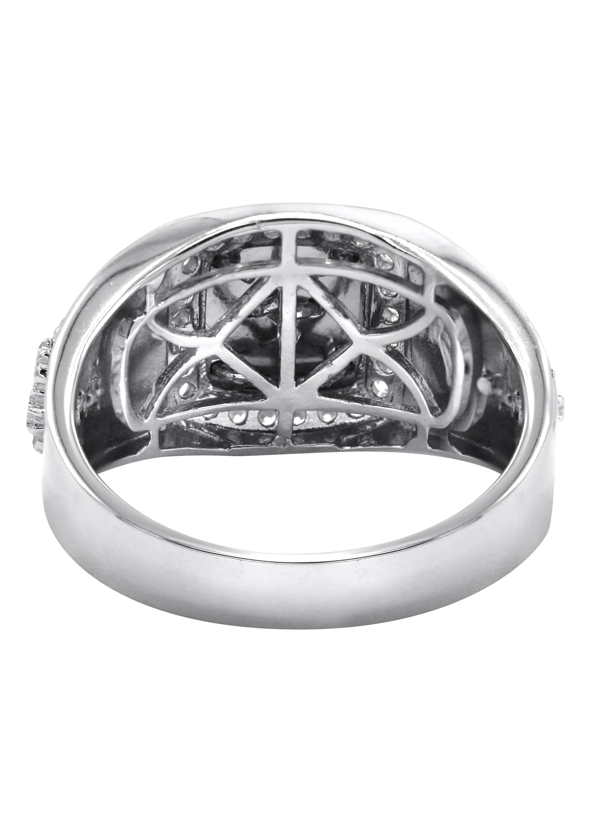 Mens Silver Crown Signet Ring | Appx 6.2 Grams - Image 3