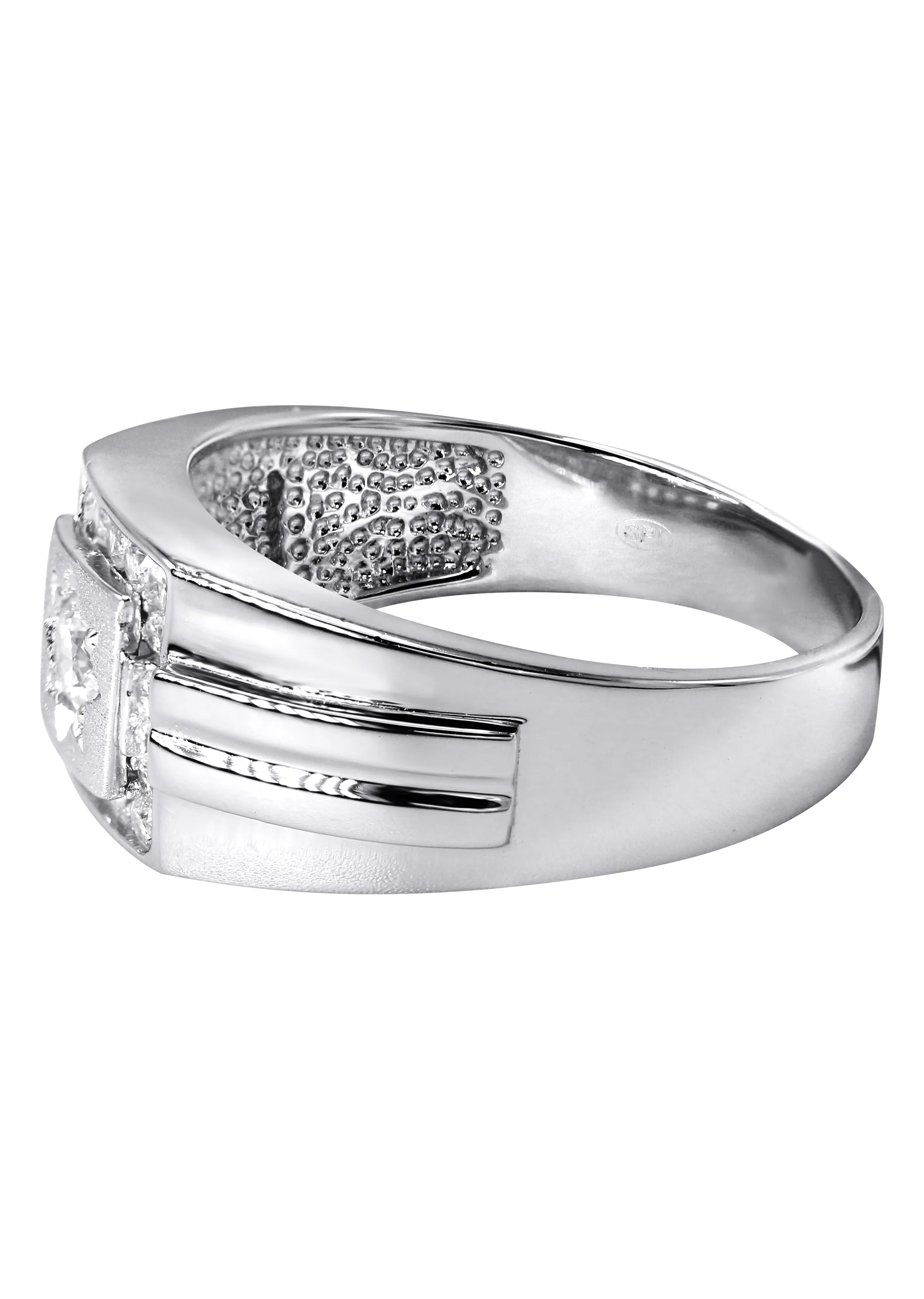 Mens Silver CZ Star Pinky Ring | Appx 5.7 Grams - Image 2