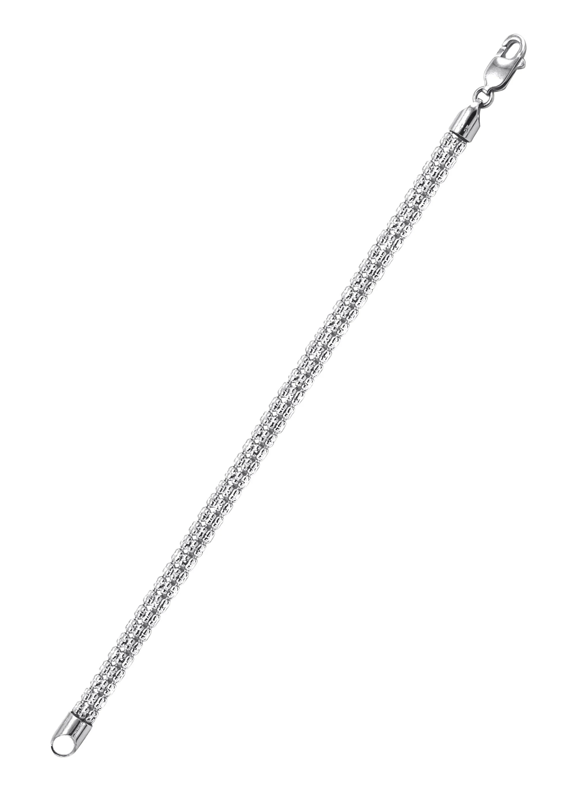 White Gold Men's Ice Bracelet 10K/14K - Image 3