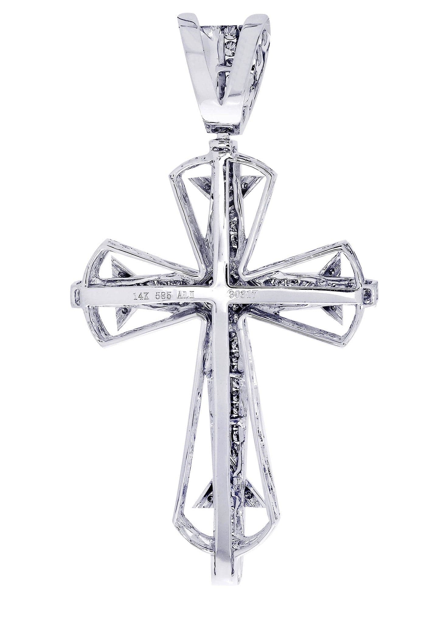 Diamond Cross Pendant| 0.93 Carats| 17.74 Grams - Image 3