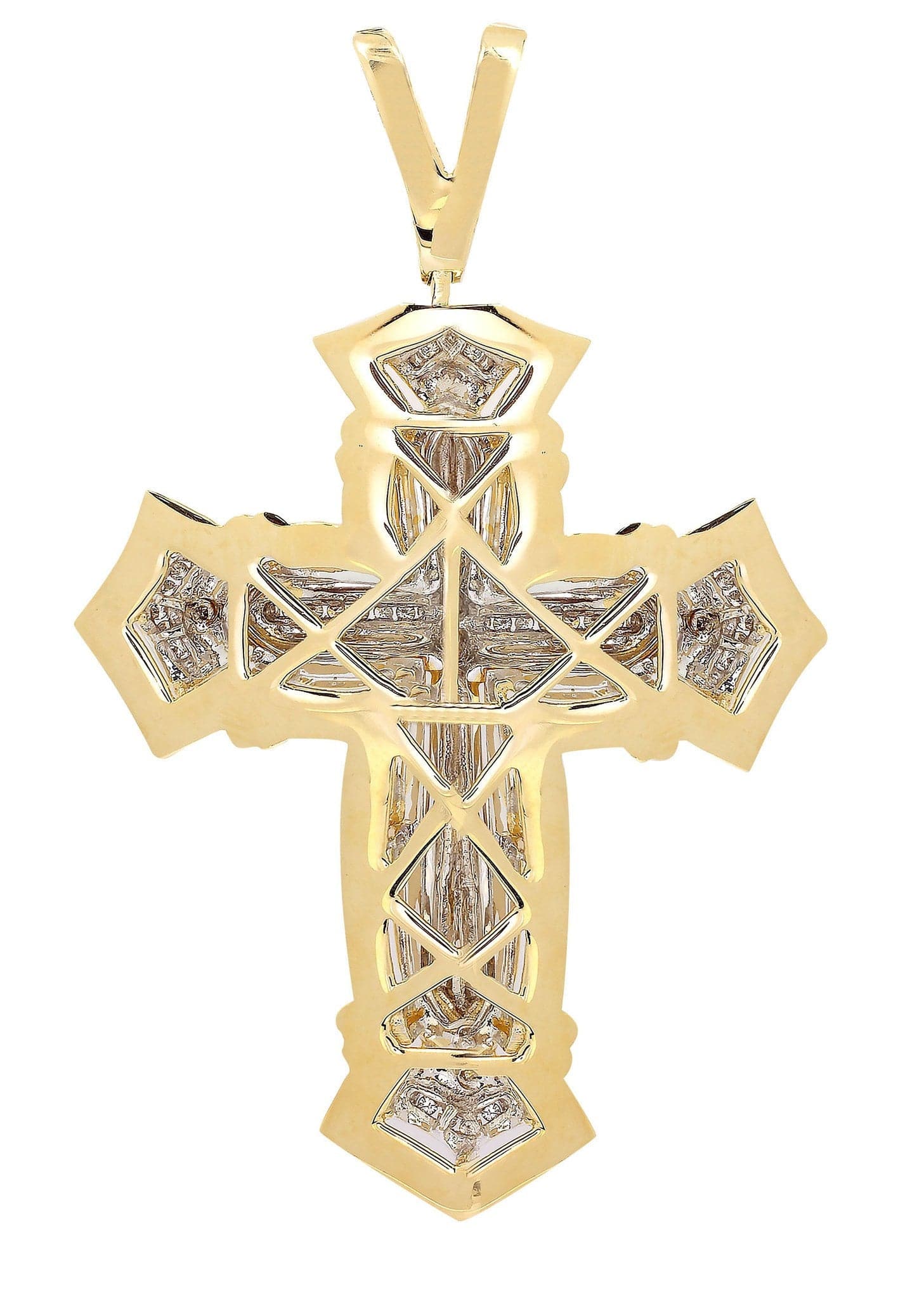 Diamond Cross Pendant | 1.03 Carats| 28.1 Grams - Image 3