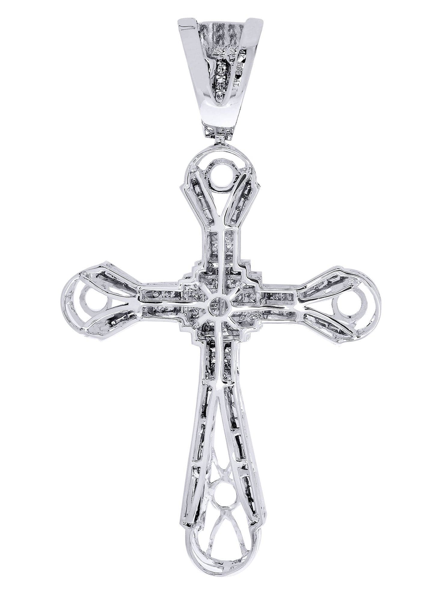 Diamond Cross Pendant| 1.27 Carats| 11.31 Grams - Image 3