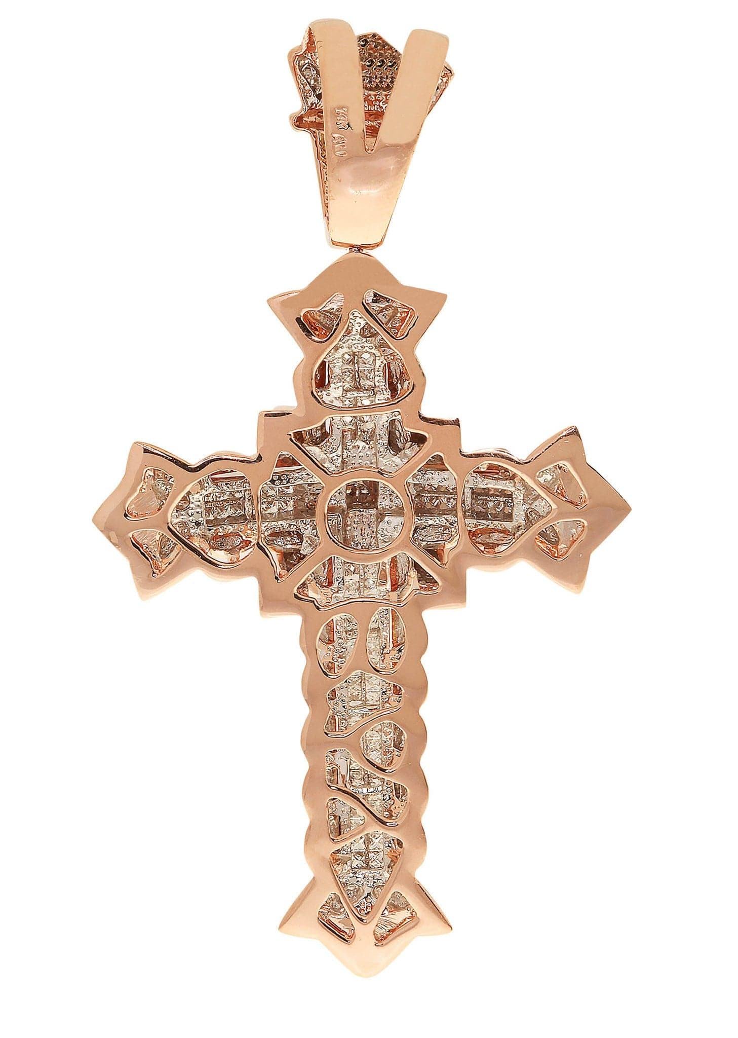 Diamond Cross Pendant| 1.28 Carats| 24.76 Grams - Image 3