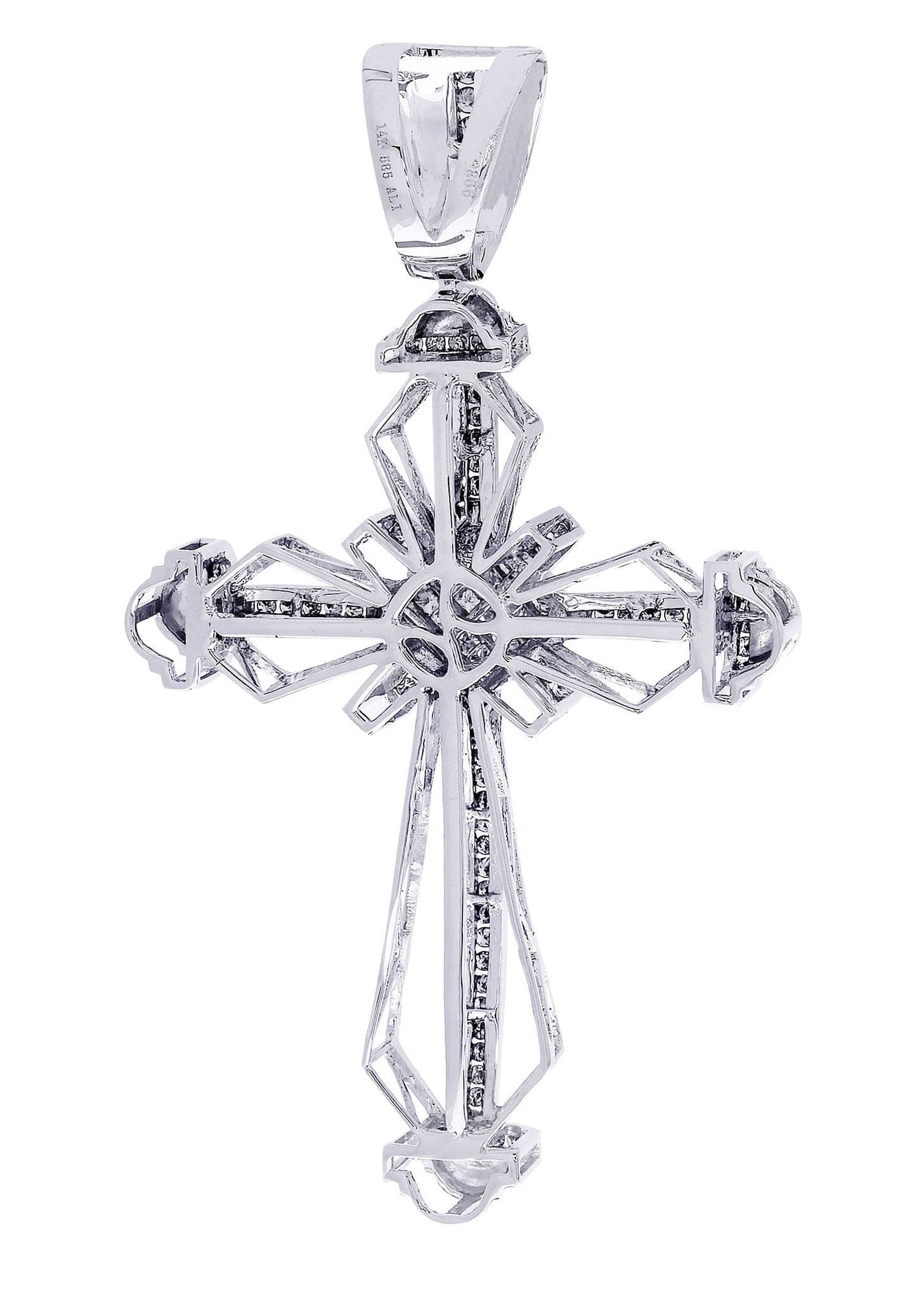 Diamond Cross Pendant| 1.42 Carats| 18.02 Grams - Image 3