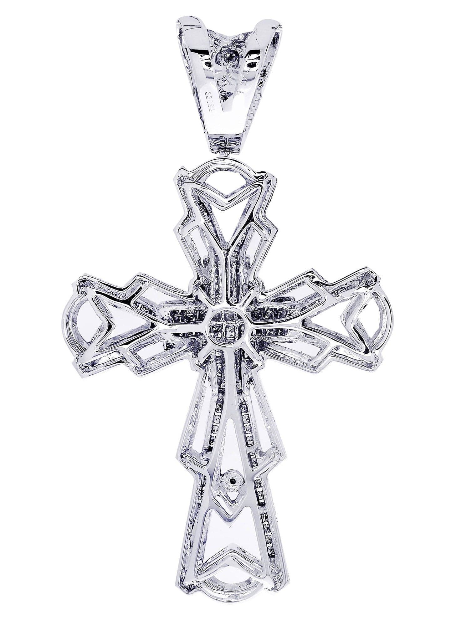 Diamond Cross Pendant| 1.51 Carats| 17.99 Grams - Image 3