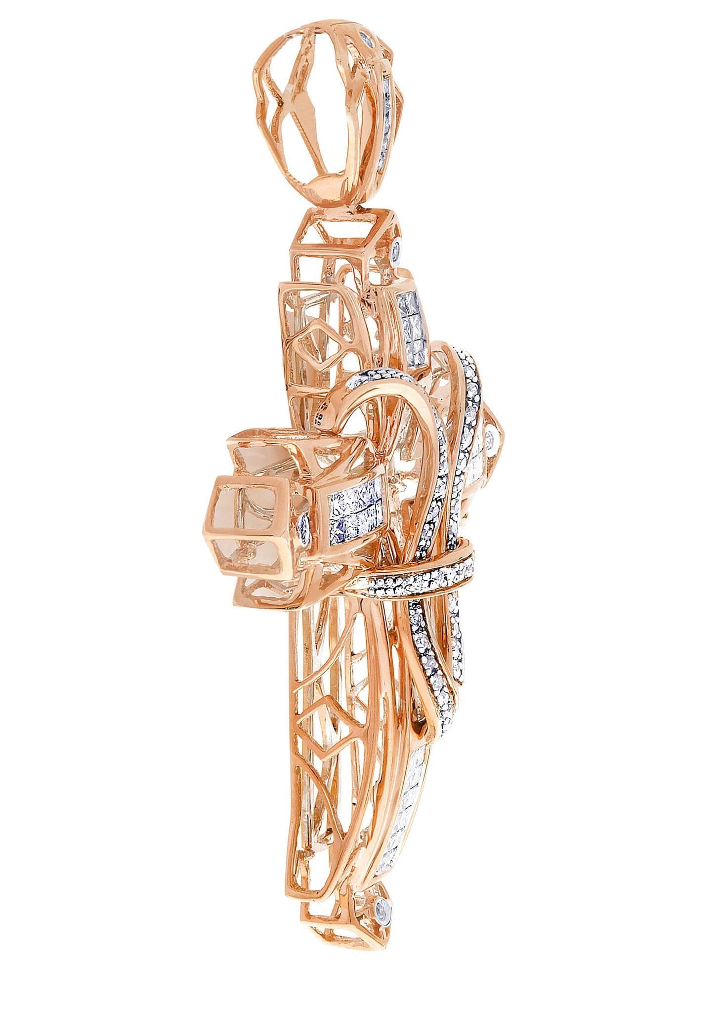 Diamond Cross Pendant| 1.68 Carats| 16.44 Grams - Image 2