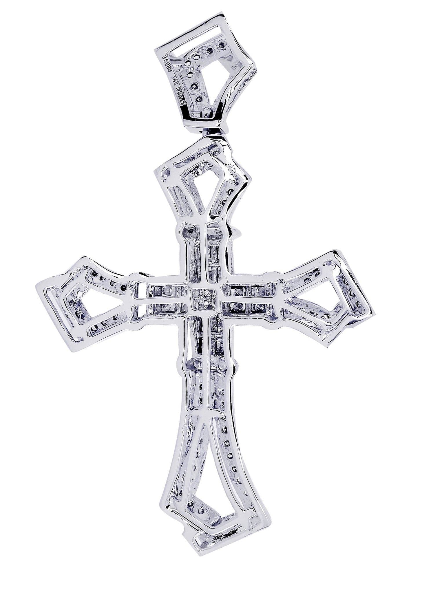 Diamond Cross Pendant| 1.78 Carats| 13.13 Grams - Image 3