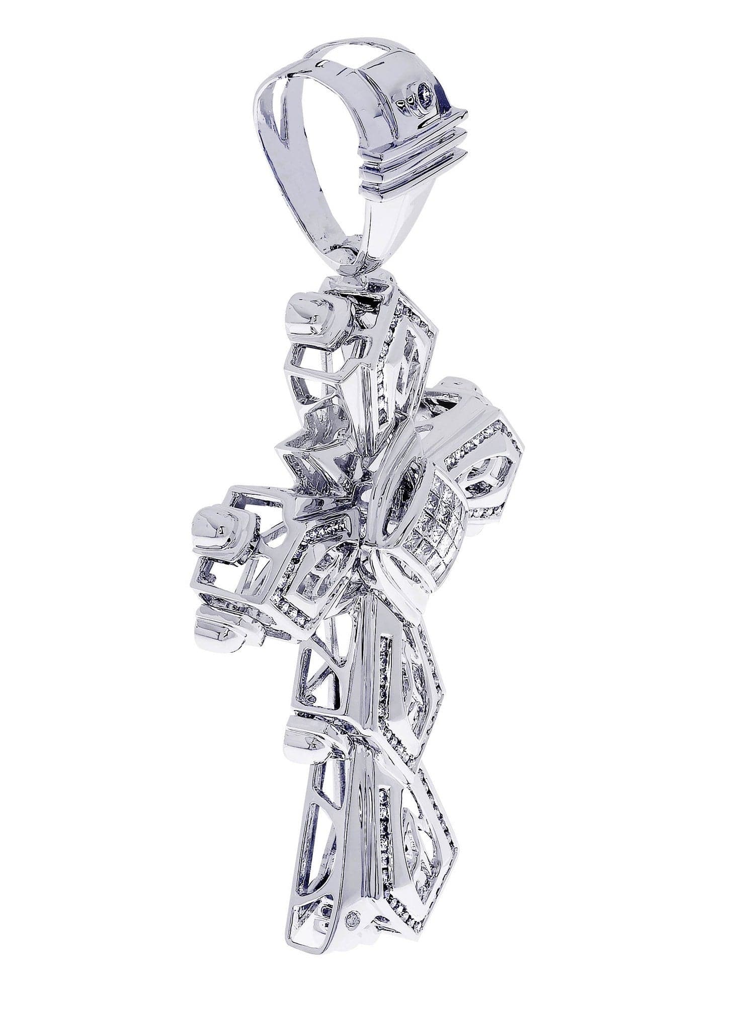 Diamond Cross Pendant| 1.78 Carats| 33.09 Grams - Image 2
