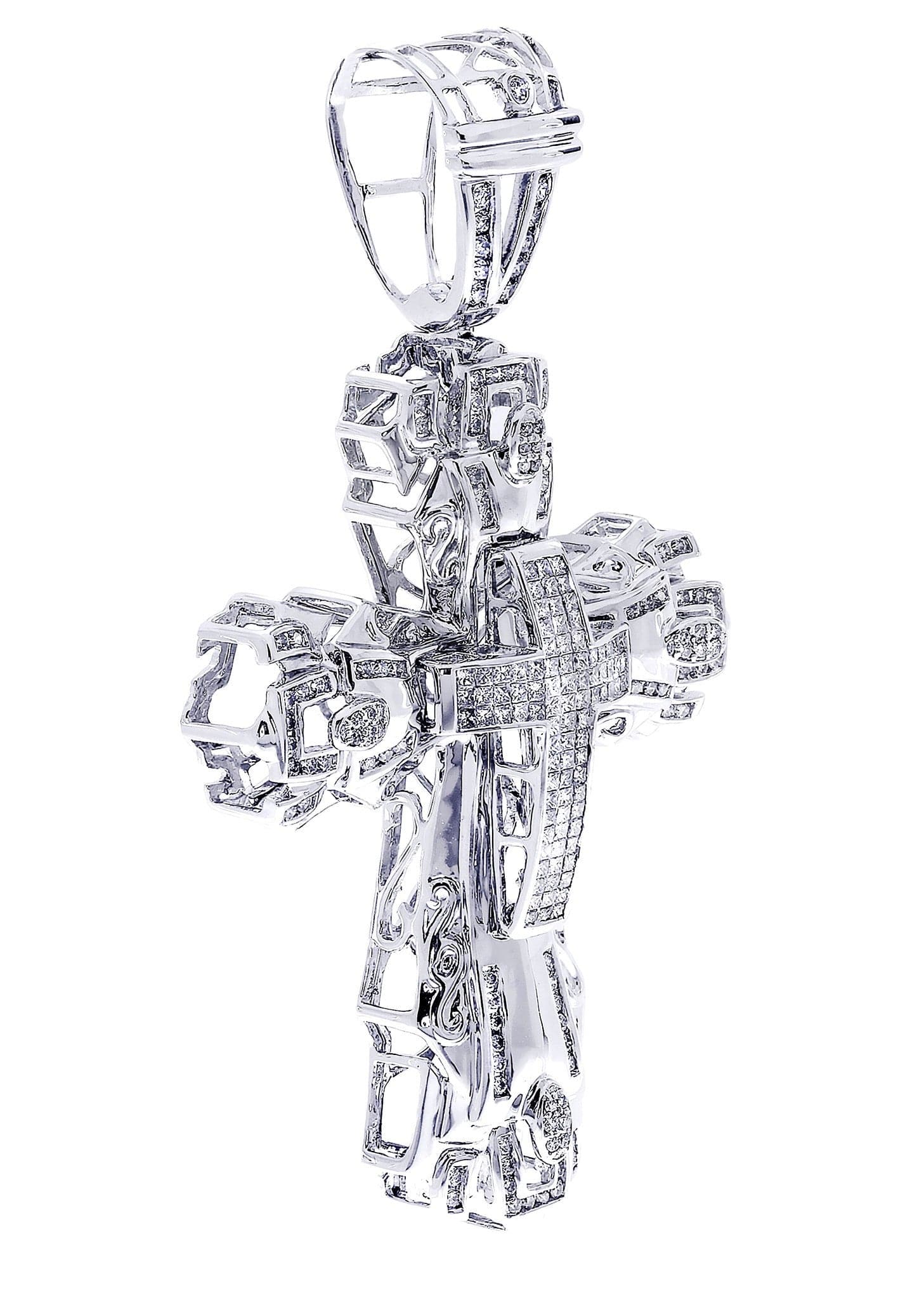 Diamond Cross Pendant| 1.98 Carats| 24.56 Grams - Image 2