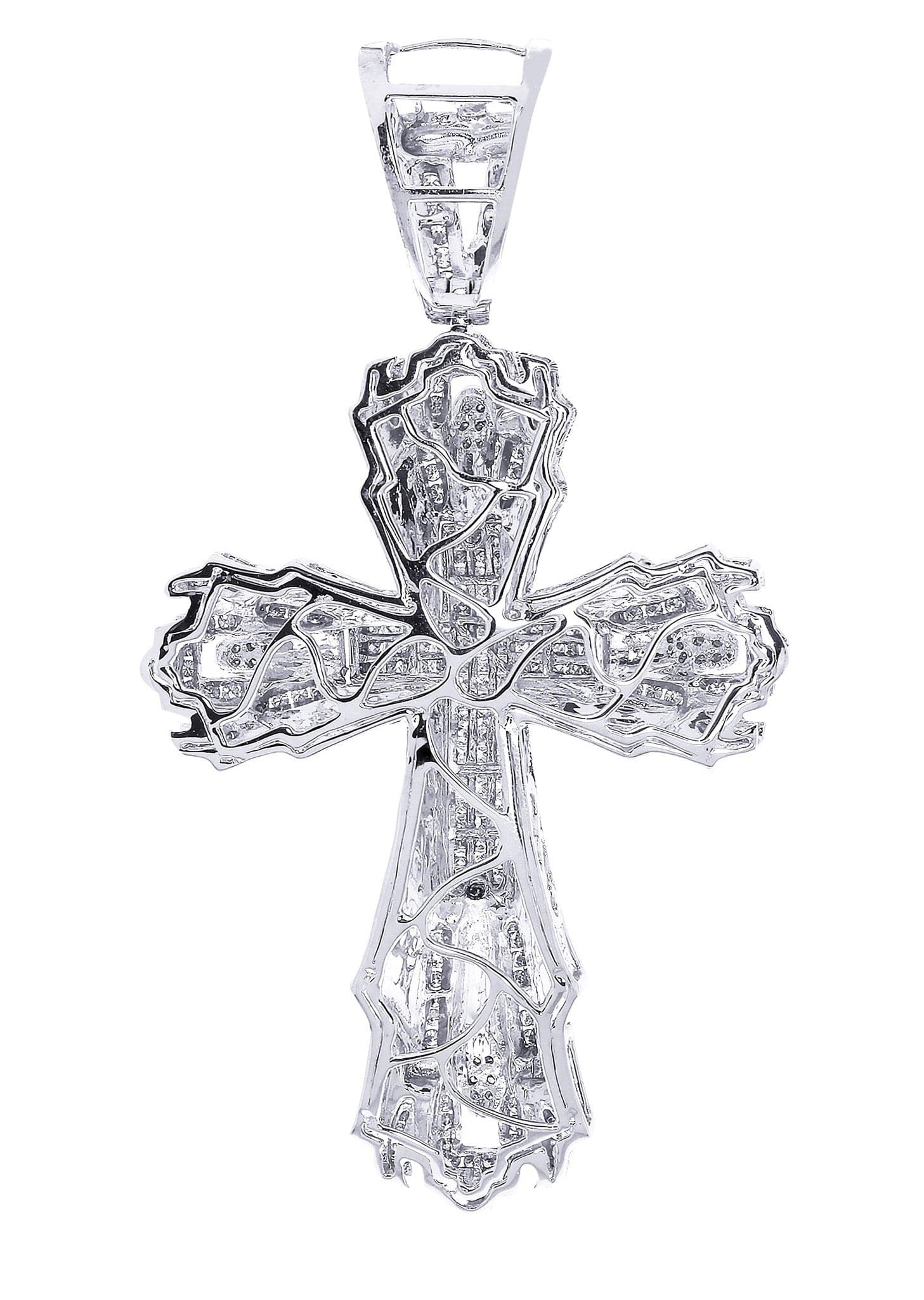 Diamond Cross Pendant| 1.98 Carats| 24.56 Grams - Image 3