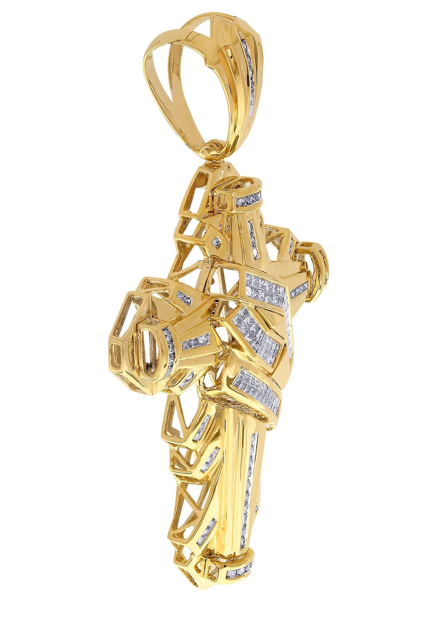 Diamond Cross Pendant| 2.04 Carats| 26.87 Grams - Image 2