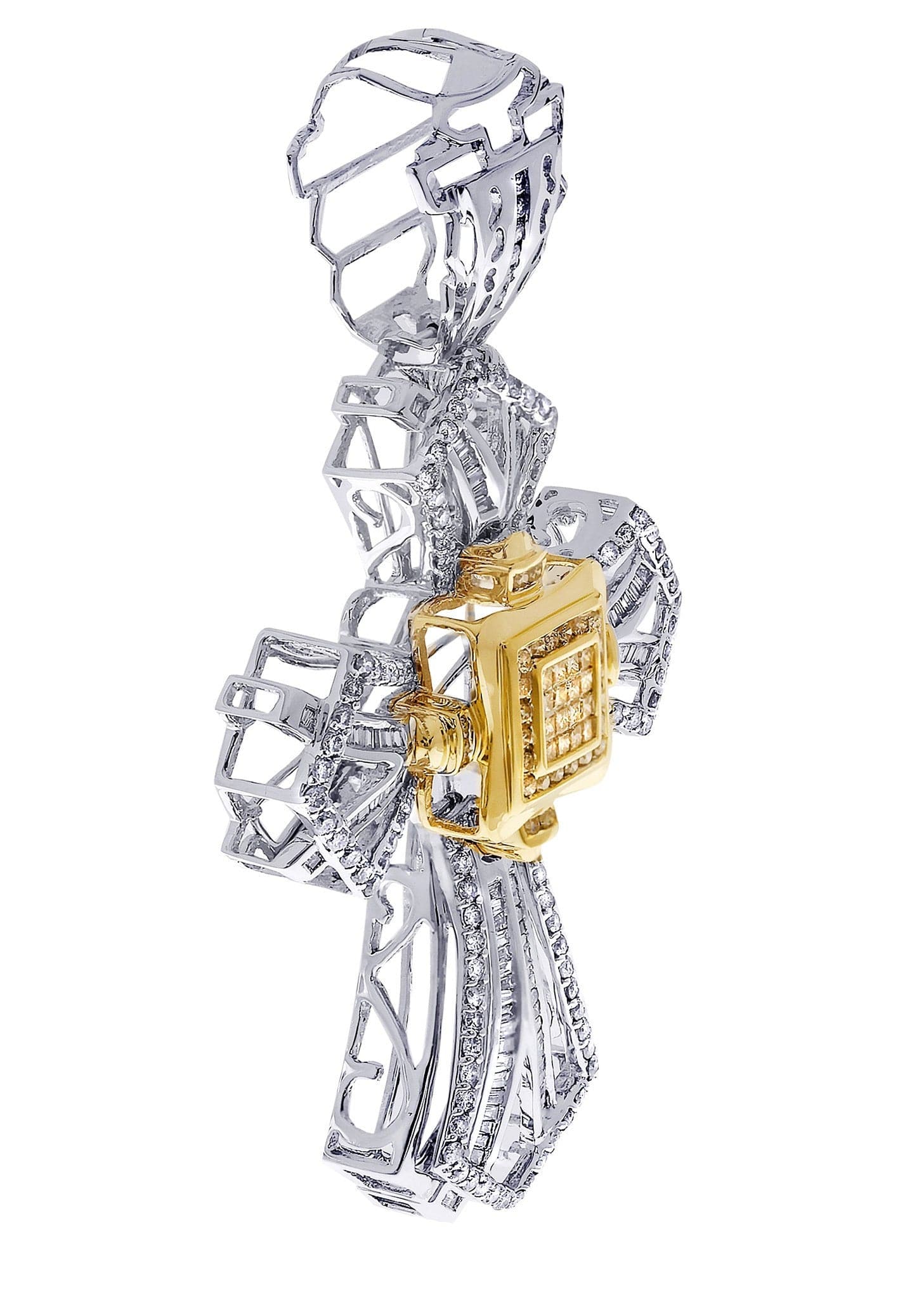 Diamond Cross Pendant| 2.1 Carats| 20.43 Grams - Image 2