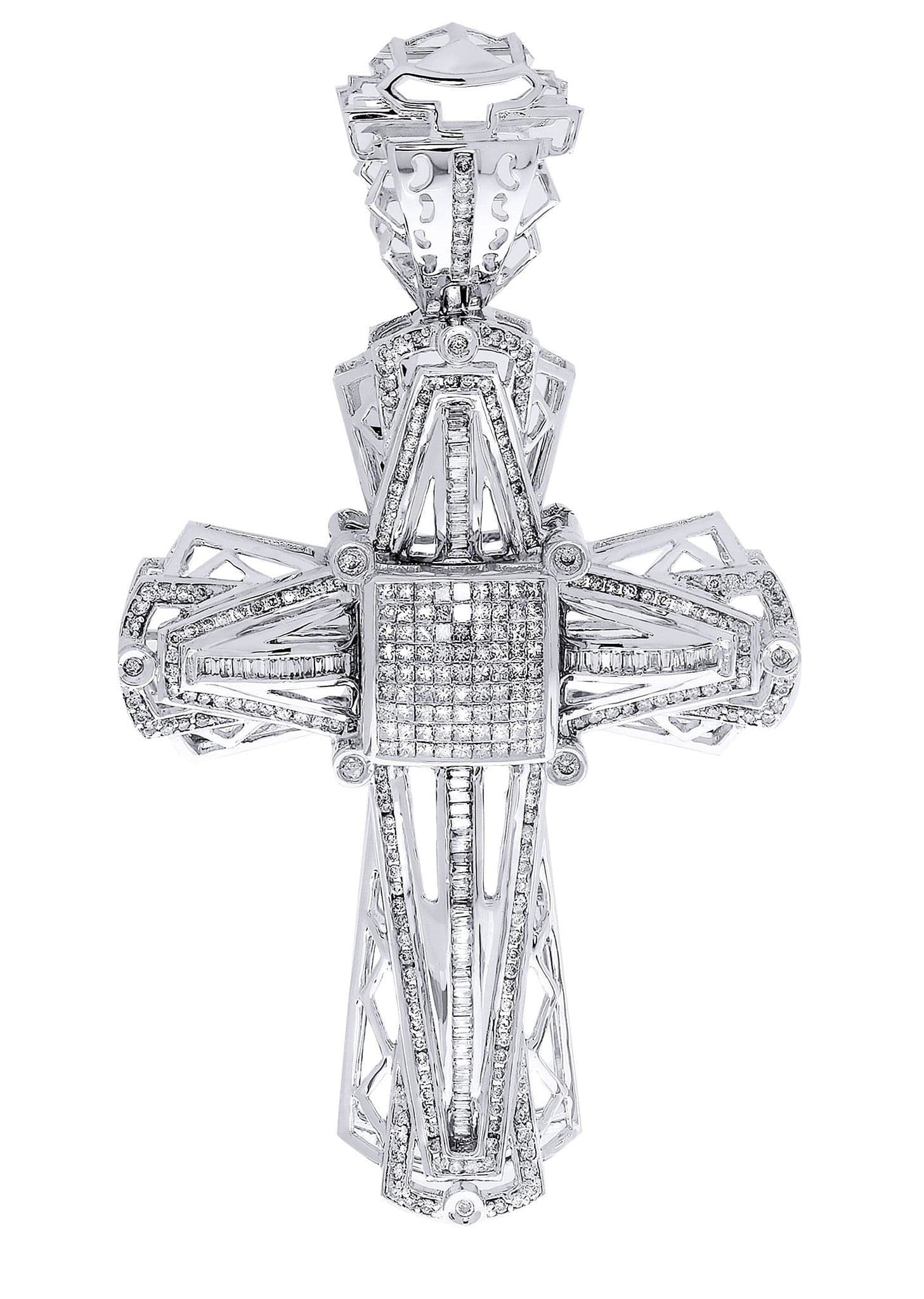 Diamond Cross Pendant| 2.63 Carats| 24.62 Grams