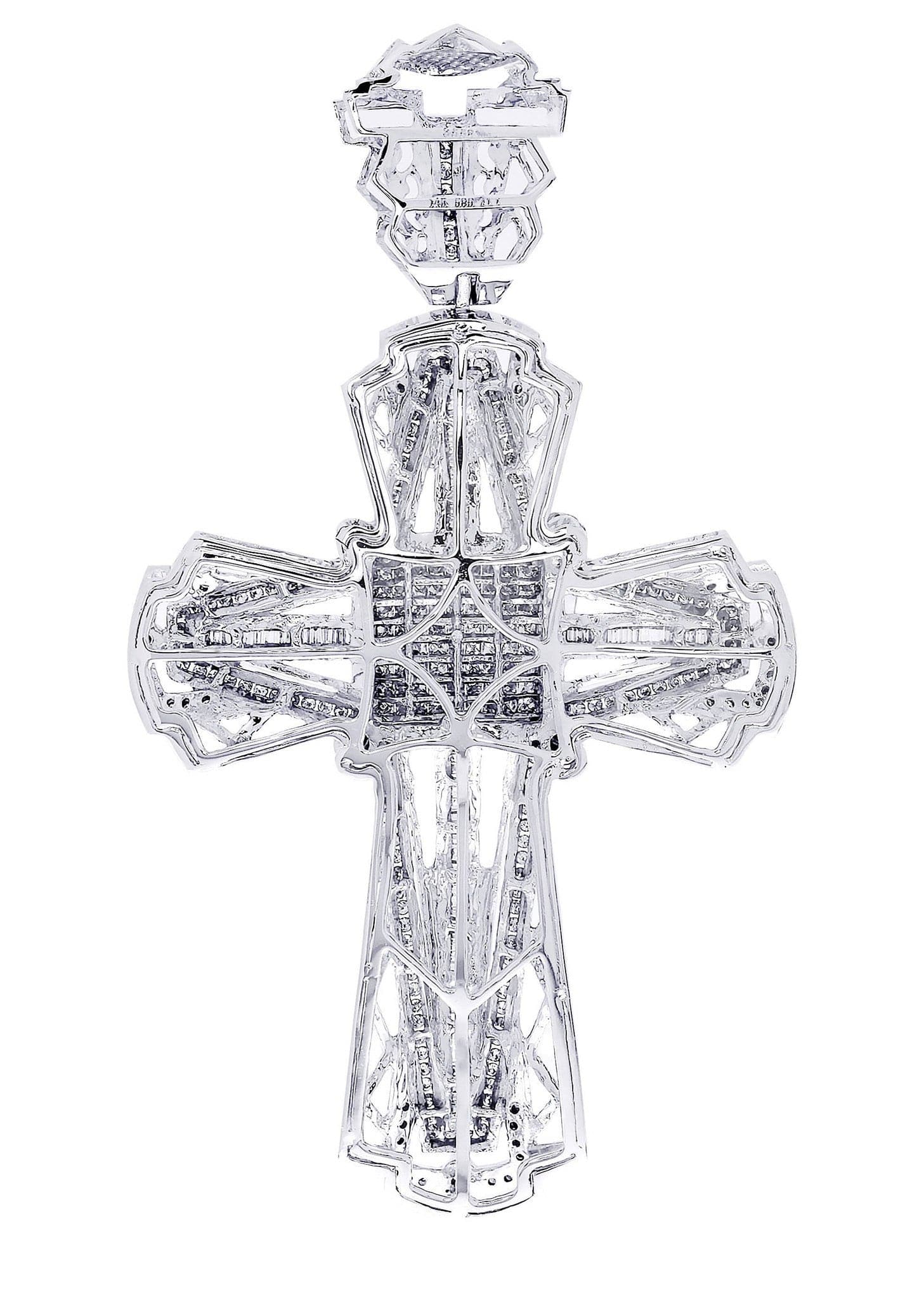 Diamond Cross Pendant| 2.63 Carats| 24.62 Grams - Image 3