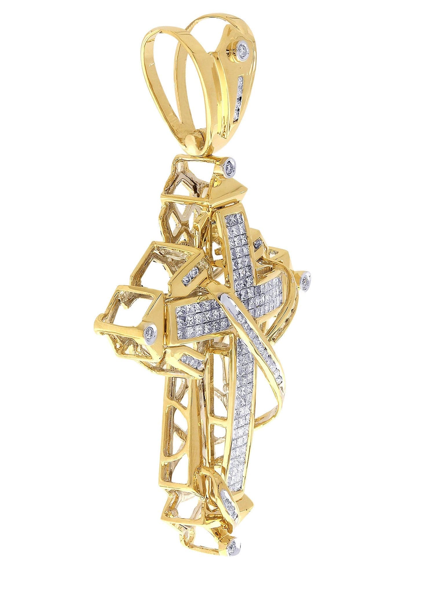 Diamond Cross Pendant | 2.71 Carats| 19.95 Grams - Image 2