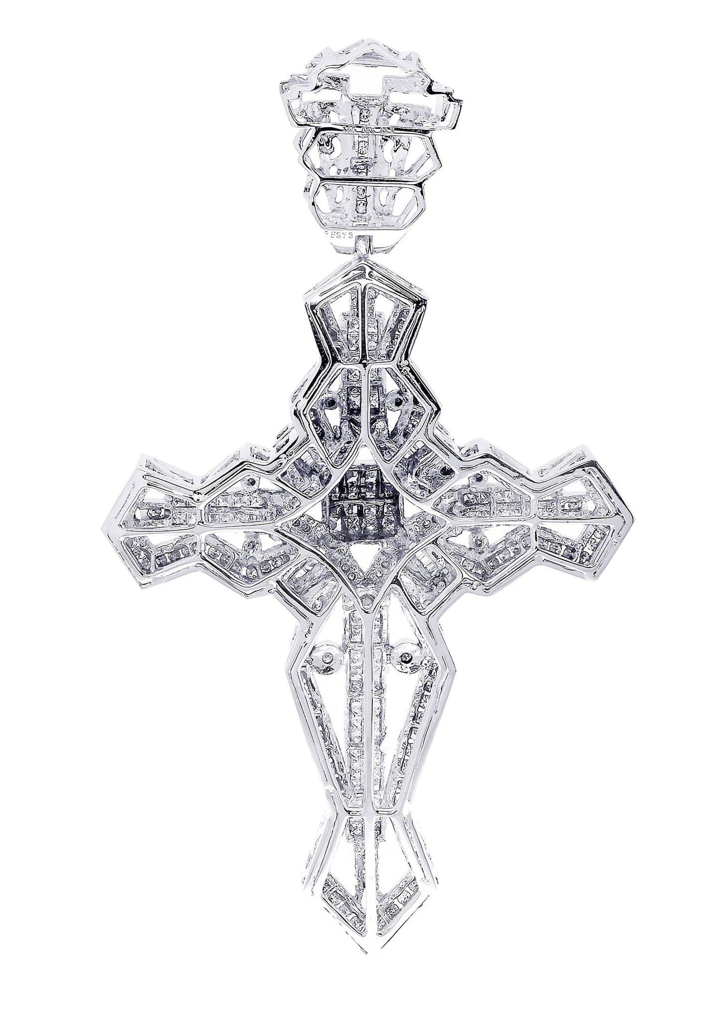 Diamond Cross Pendant| 3.15 Carats| 26.7 Grams - Image 3