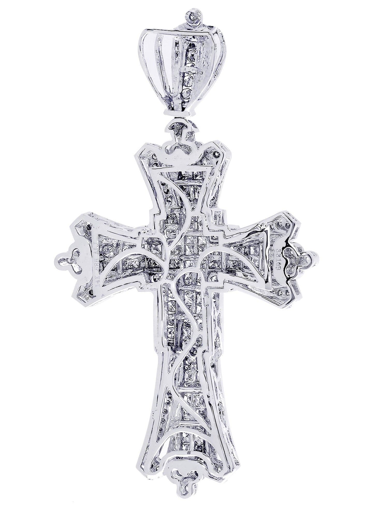 Diamond Cross Pendant| 3.19 Carats| 15.05 Grams - Image 3