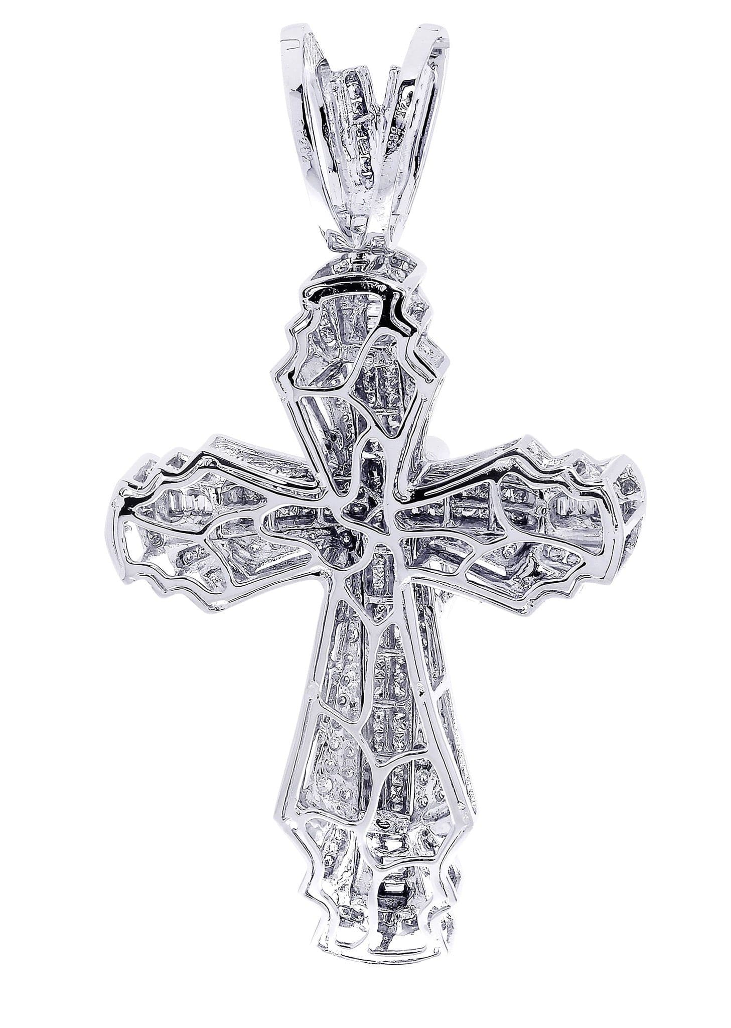 Diamond Cross Pendant| 3.23 Carats| 23.26 Grams - Image 3