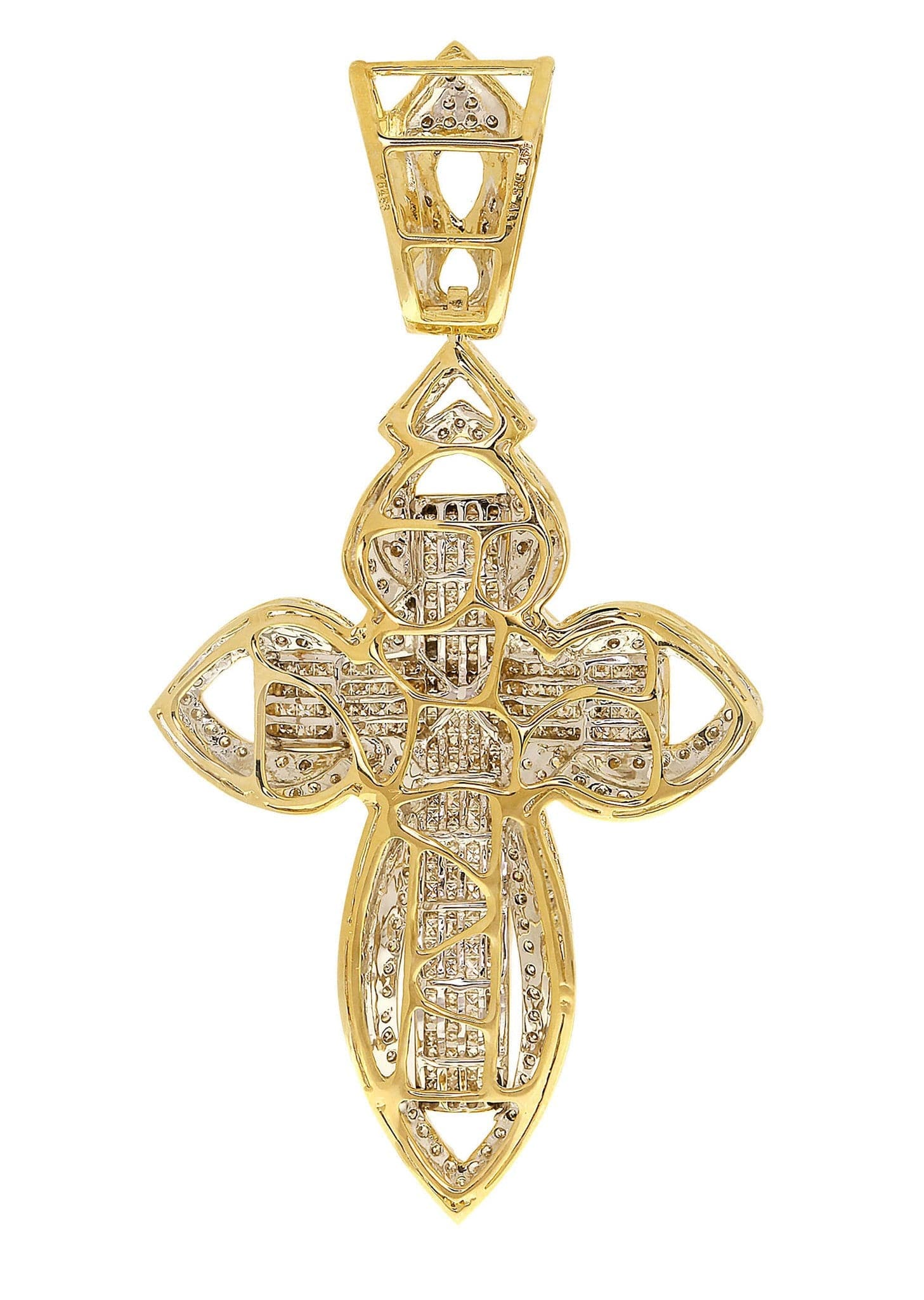 Diamond Cross Pendant| 3.36 Carats| 16.76 Grams - Image 3