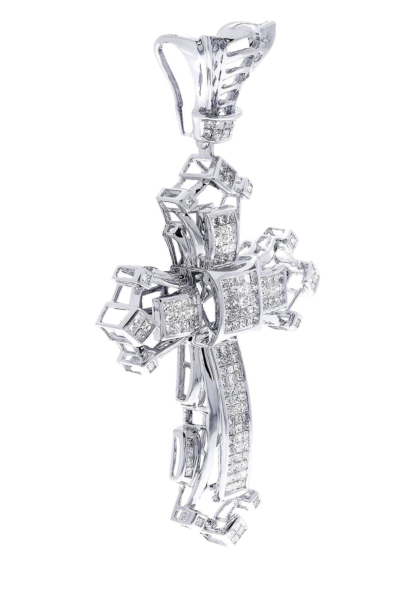 Diamond Cross Pendant| 3.74 Carats| 22.88 Grams - Image 2