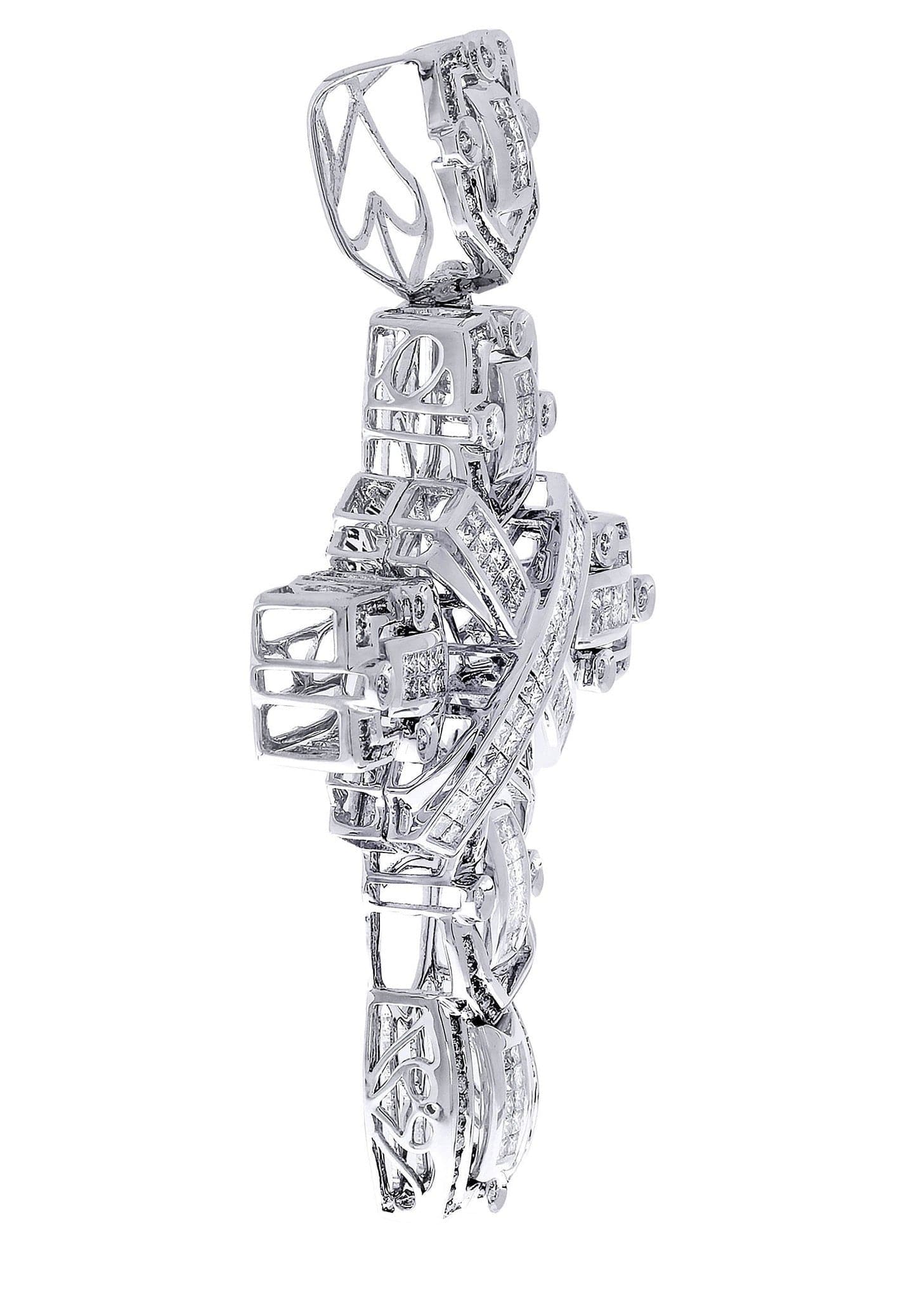Diamond Cross Pendant| 4.33 Carats| 26.89 Grams - Image 2