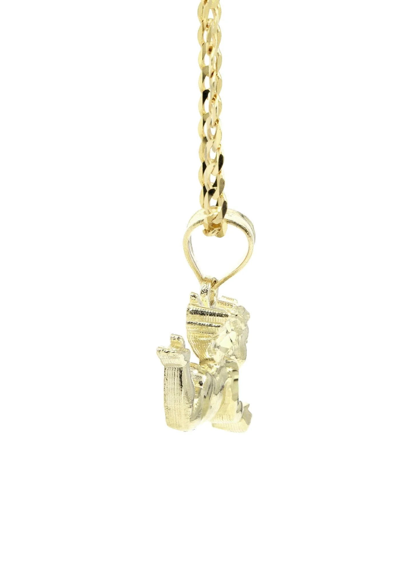 10K Yellow Gold Necklace & Cupid Necklace | Appx. 6.5 Grams - Image 4