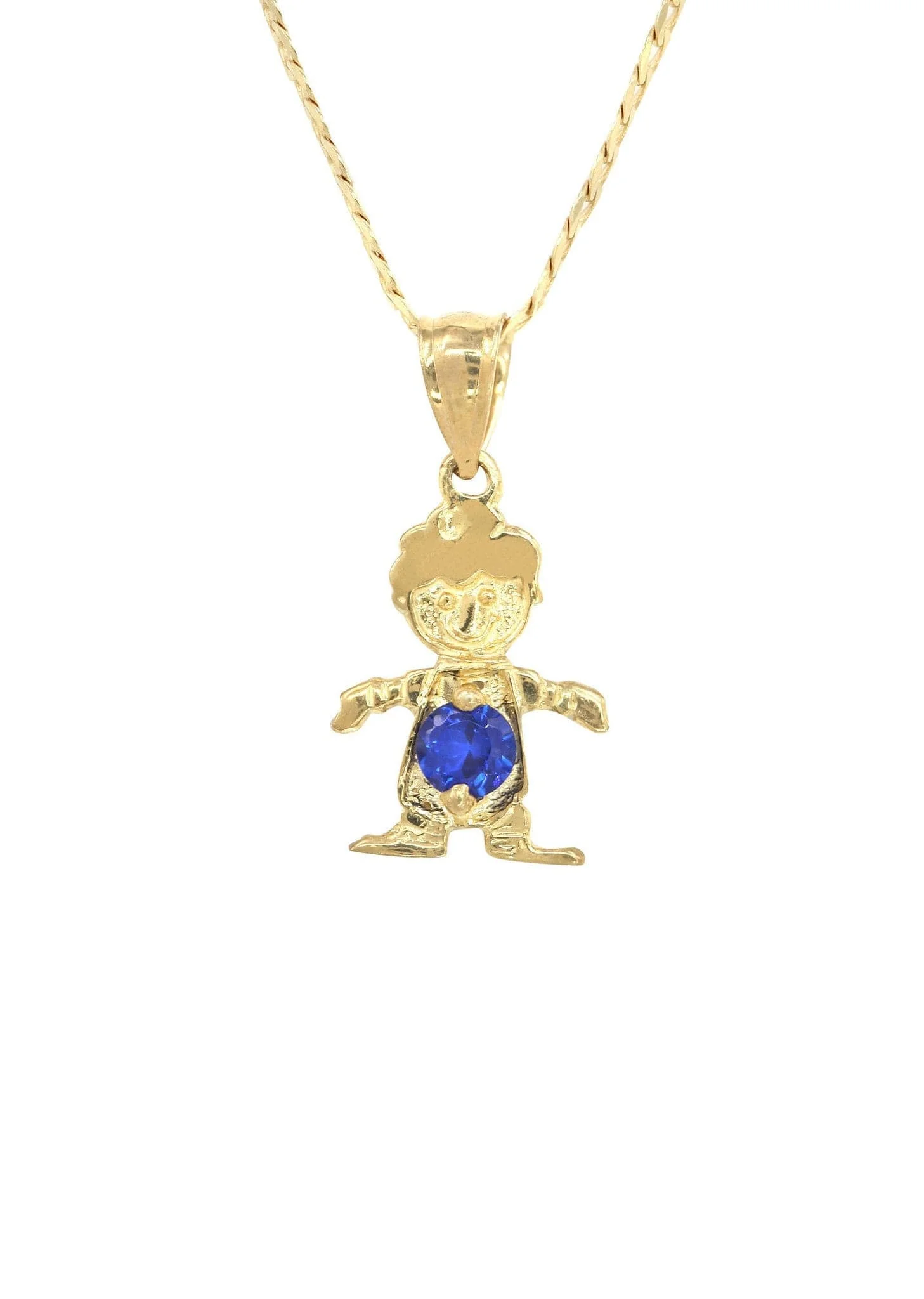 10K Yellow Gold Necklace & Cz Children Necklace | Appx. 5.8 Grams - Image 3