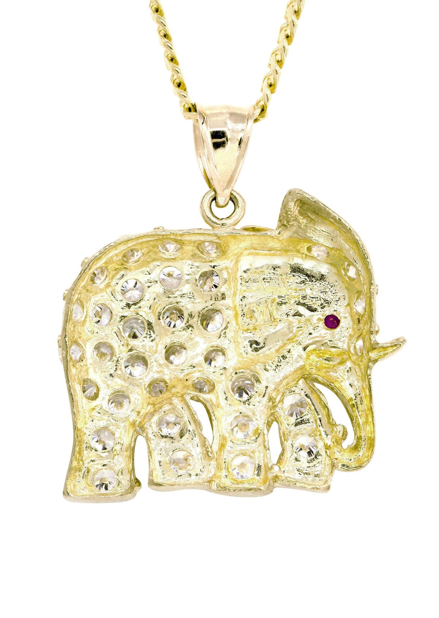 10K Yellow Gold Elephant | Appx. 20.1 Grams - Image 3