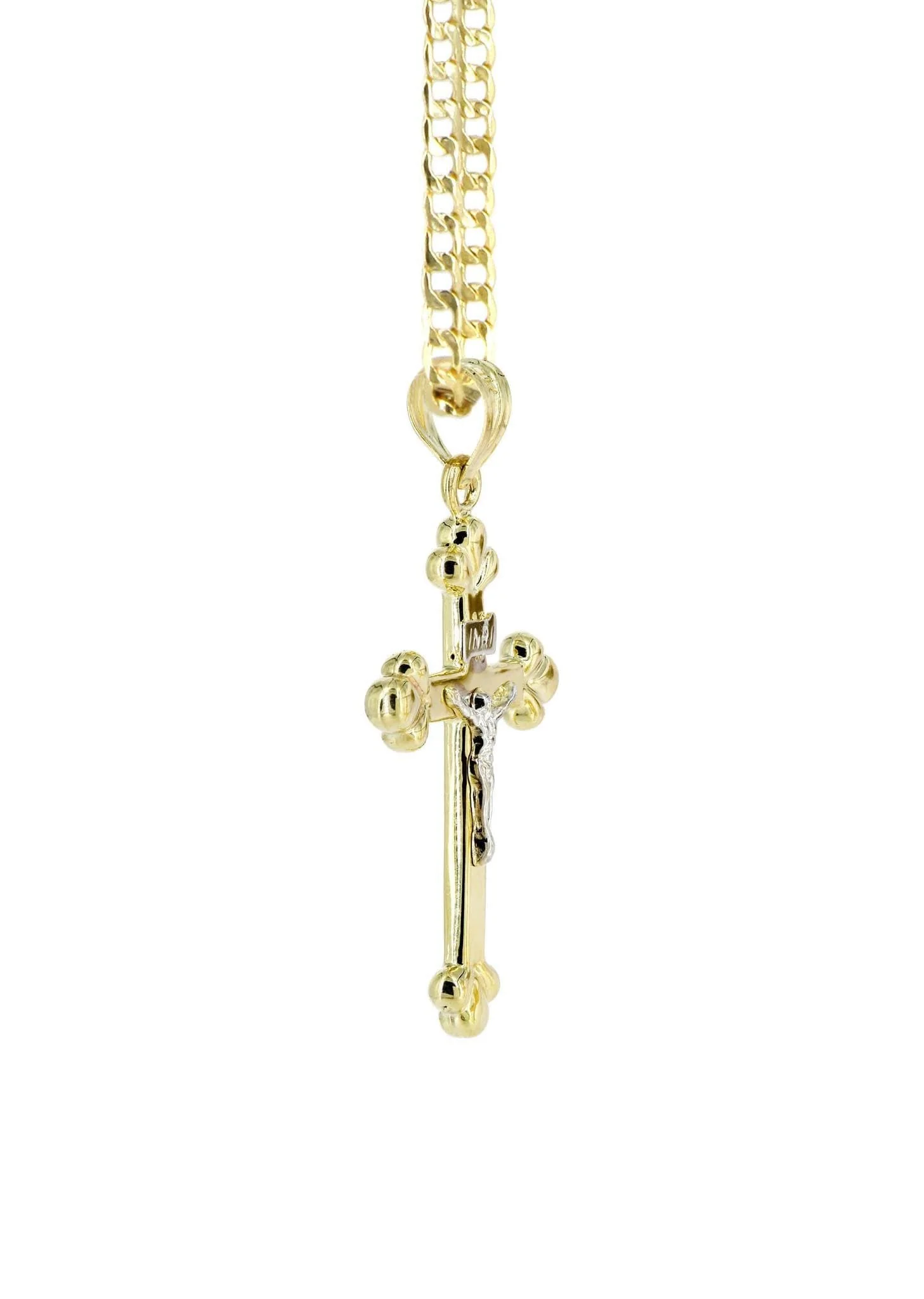 10K Gold Crucifix / Cross Necklace For Men | 5.3 Grams - Image 5