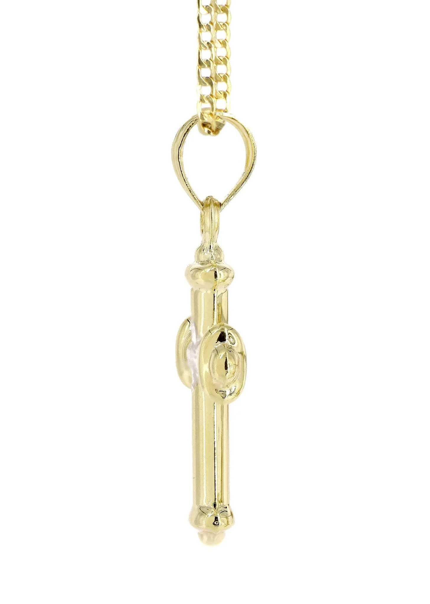 10K Gold Cross Necklace For Men | 5.2 Grams - Image 5