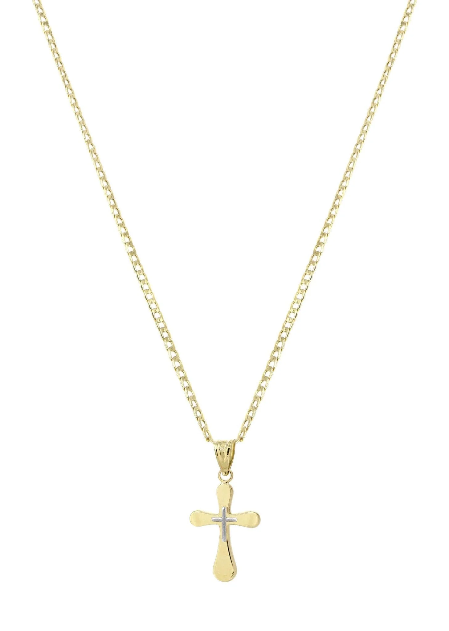 10K Gold Crucifix / Cross  Necklace For Men | 5.4 Grams - Image 4