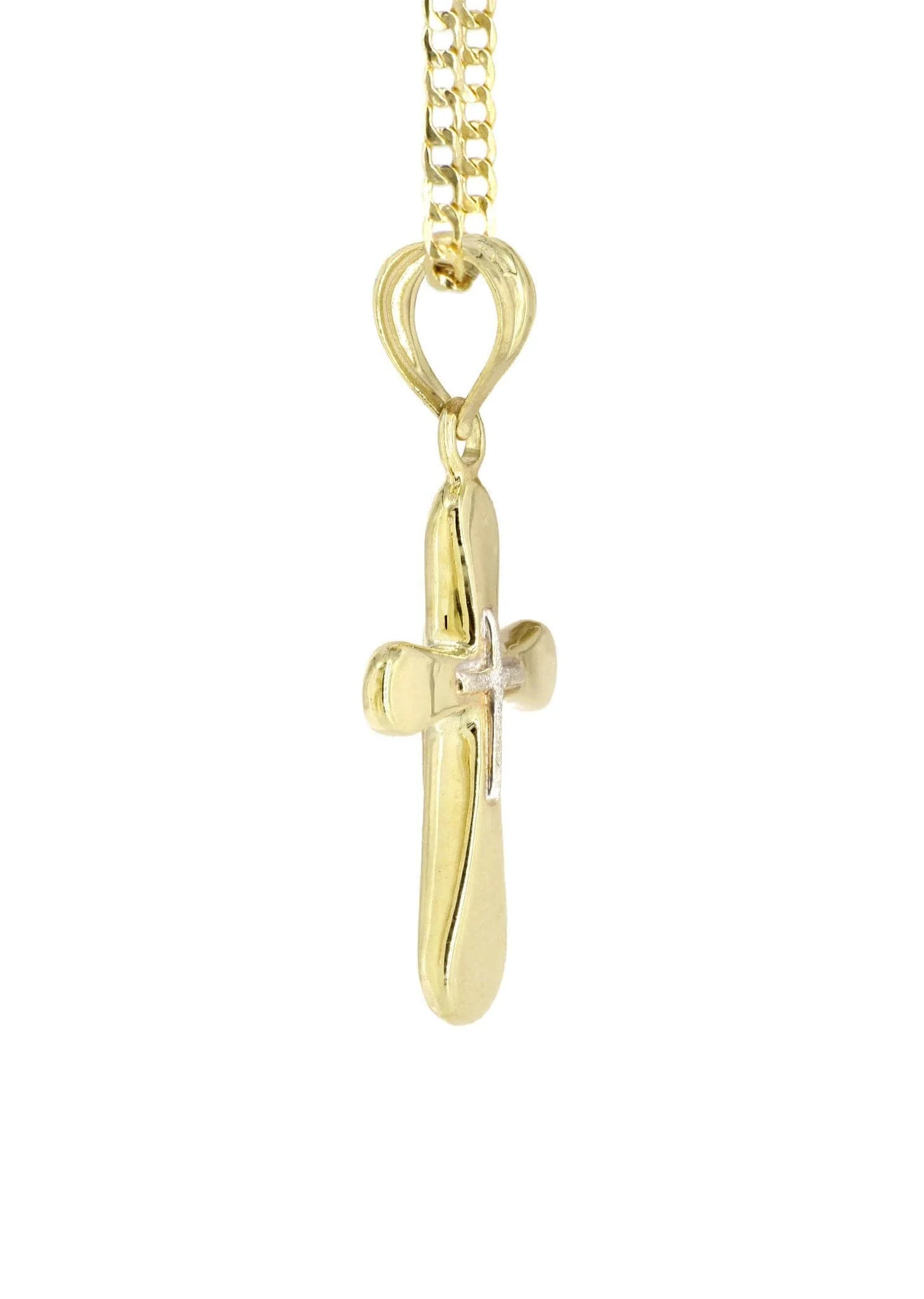 10K Gold Crucifix / Cross  Necklace For Men | 5.4 Grams - Image 5