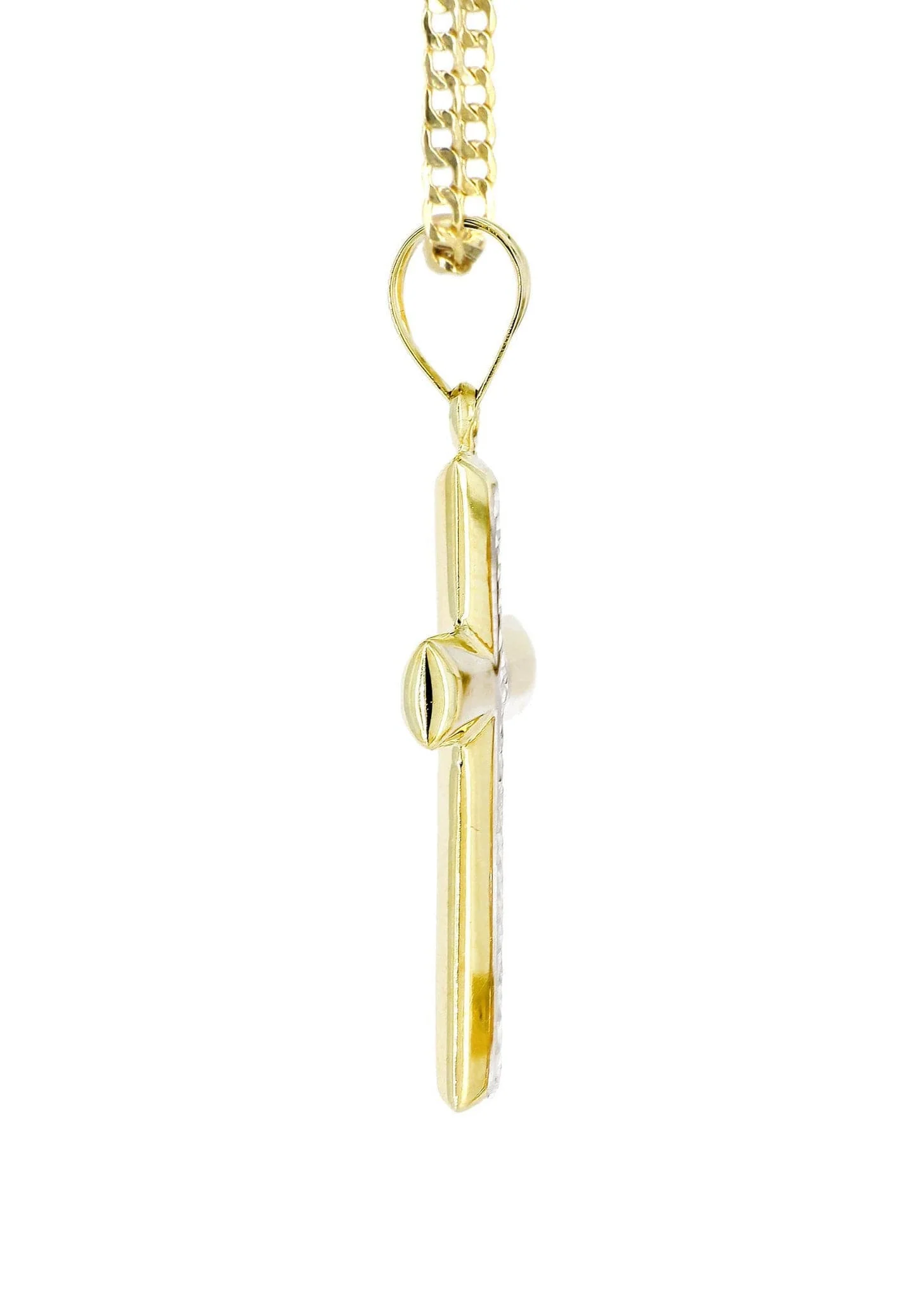 10K Gold Cross Necklace For Men | 6.5 Grams - Image 5