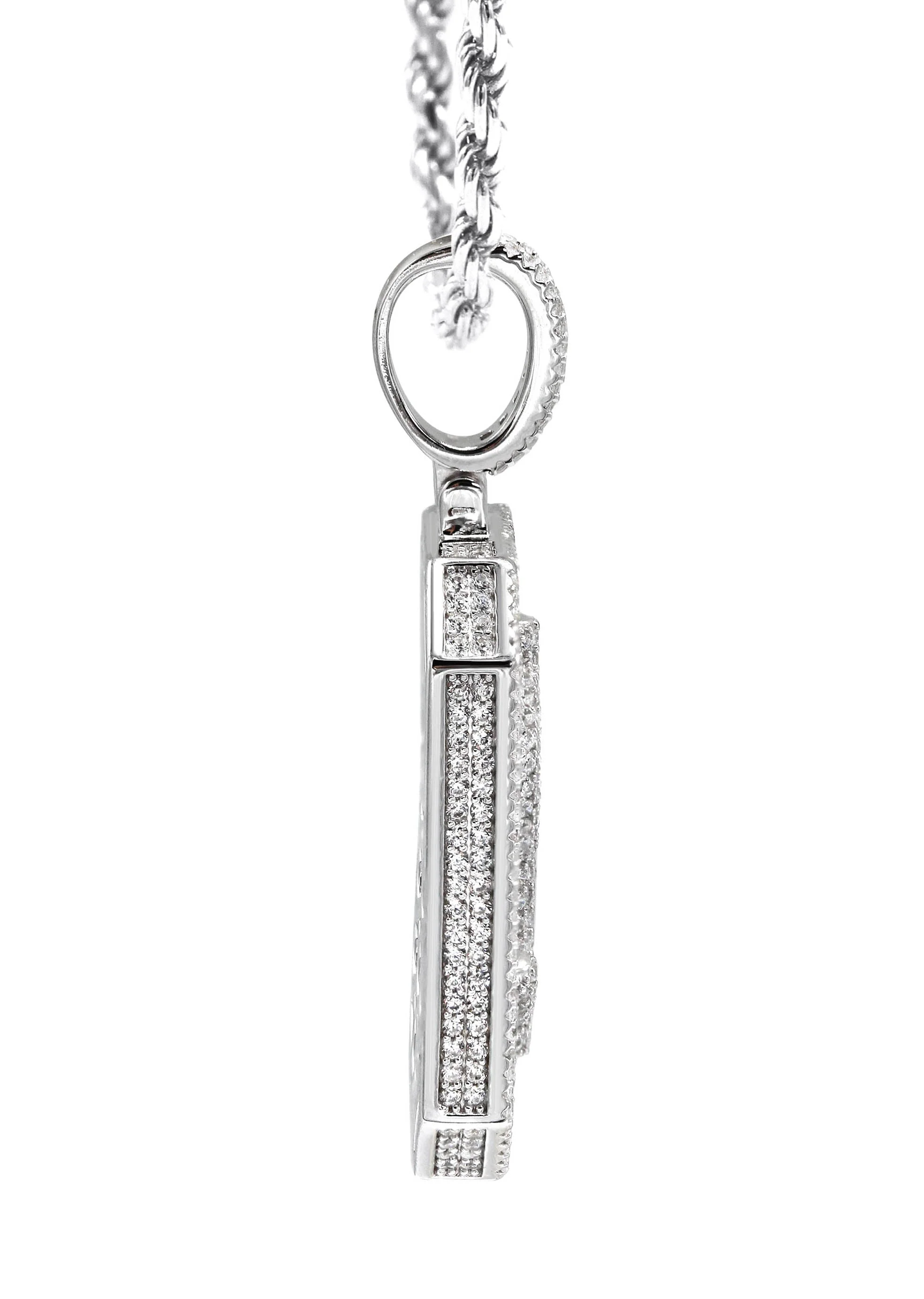 Silver Money Sign Necklace | 41 Grams - Image 4