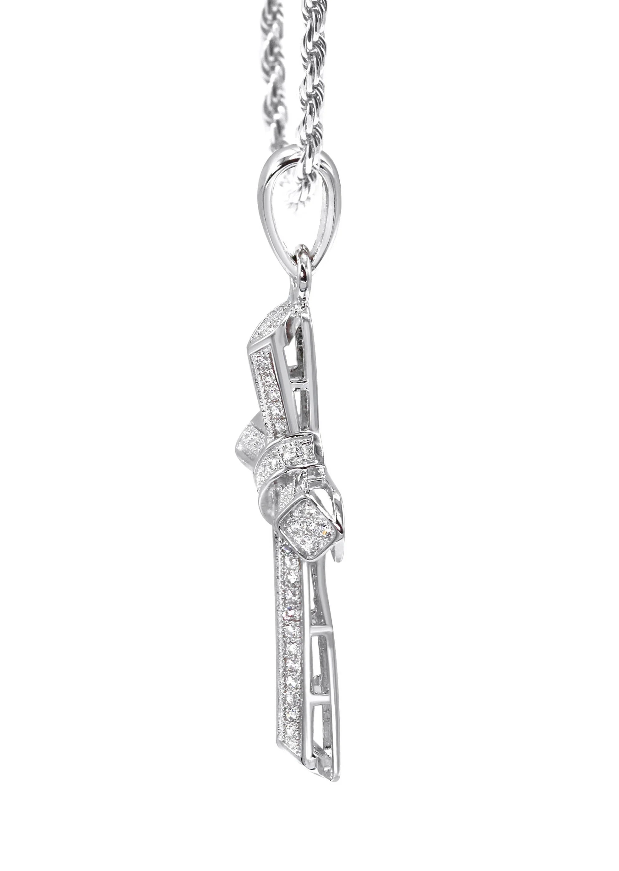 Silver Cross Necklace | 17 Grams - Image 4