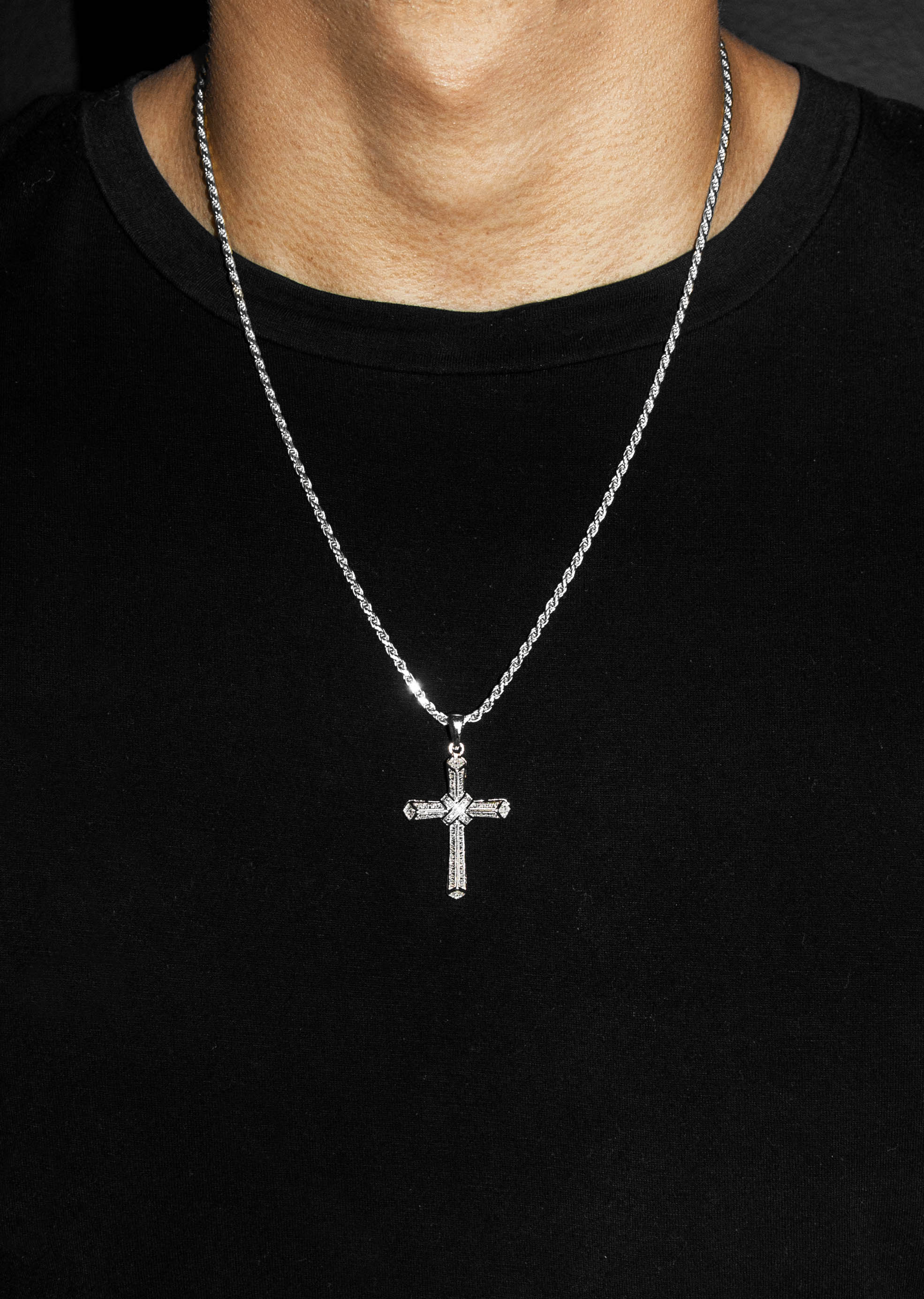 Silver Cross Necklace | 17 Grams - Image 5