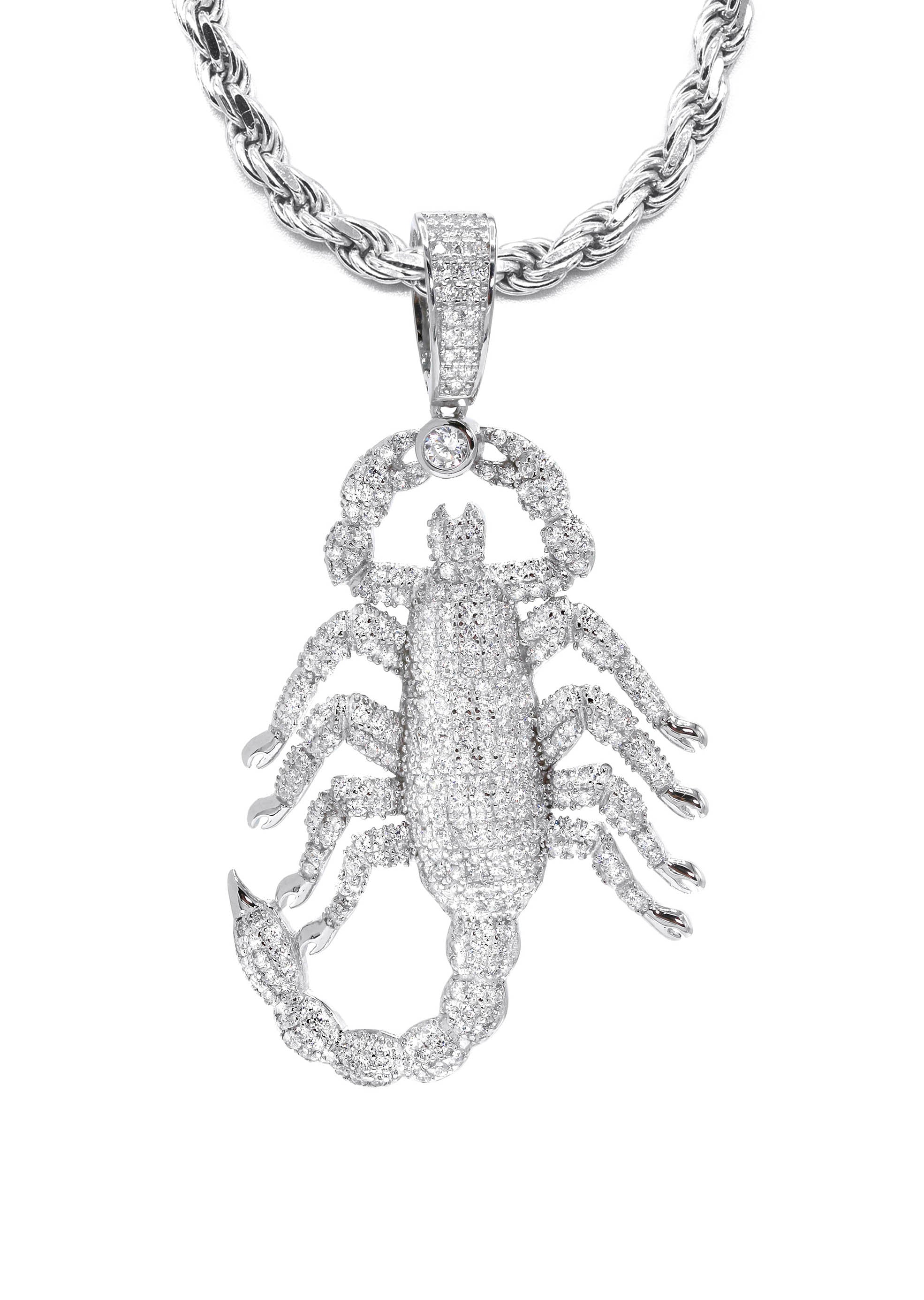 Silver Scorpion Necklace | 33 Grams - Image 2