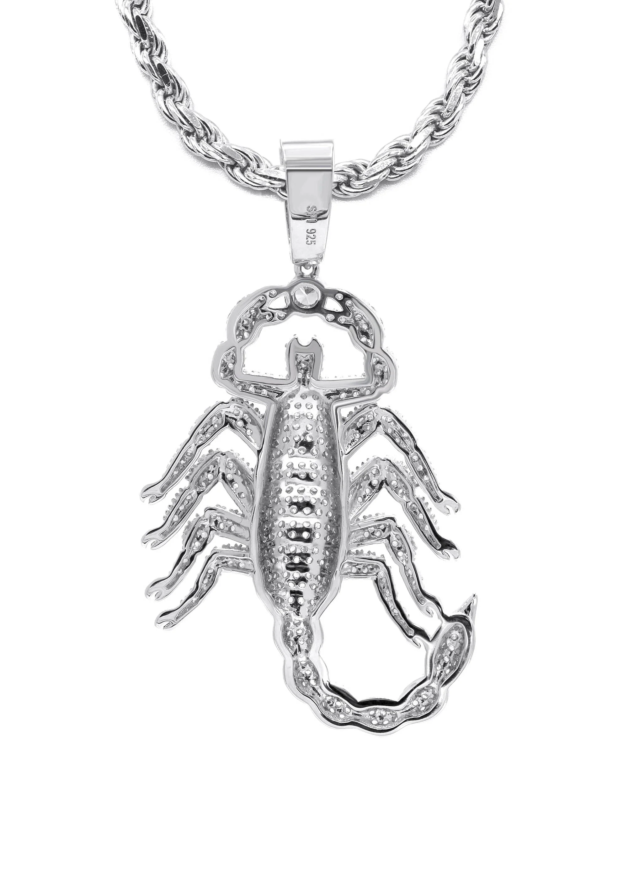 Silver Scorpion Necklace | 33 Grams - Image 3