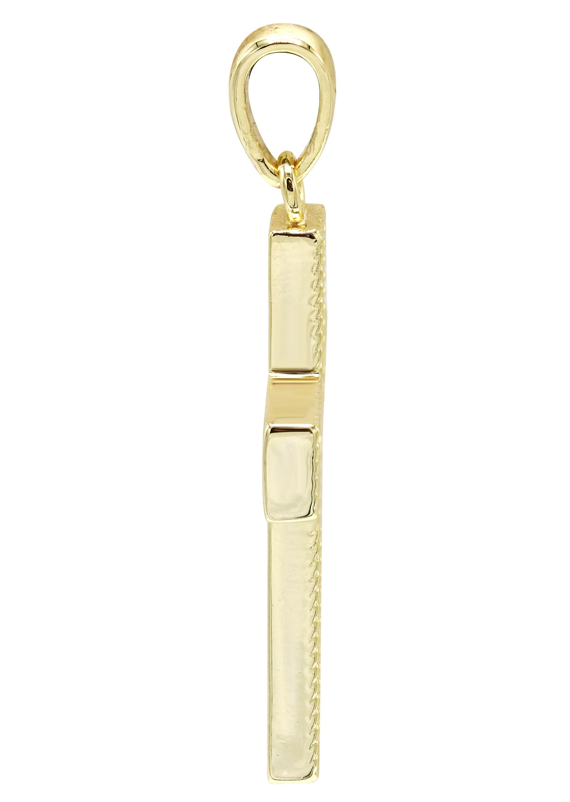 Silver Pendant - Gold Cross Pendant | Appx 5 Grams - Image 3