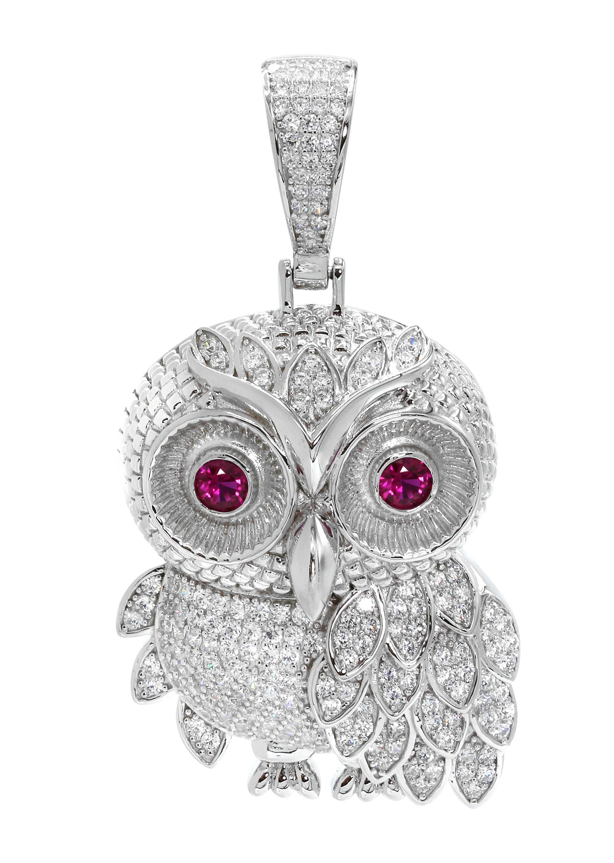 Silver Pendant - Silver Owl Pendant | Appx 6.7 Grams