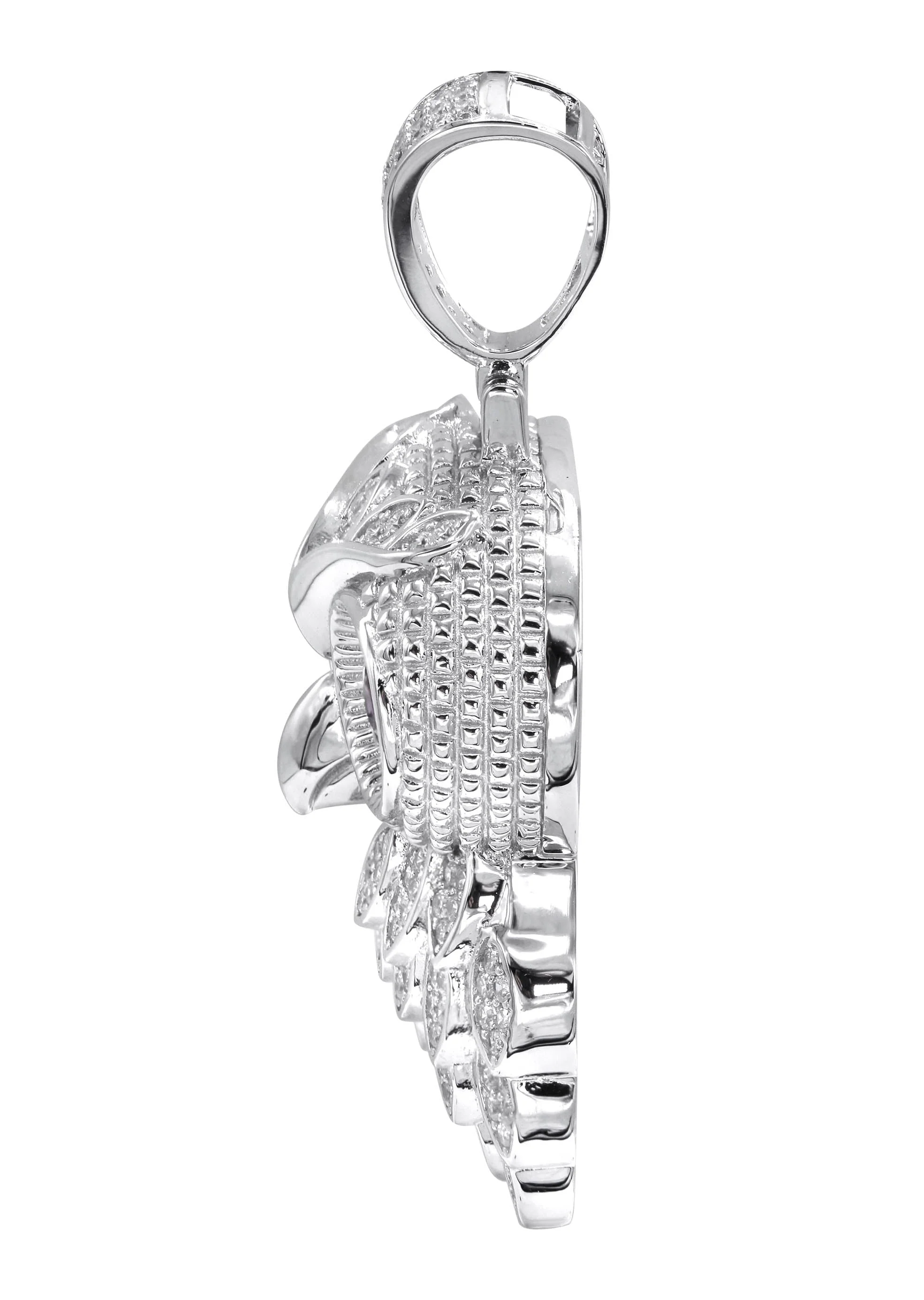 Silver Pendant - Silver Owl Pendant | Appx 6.7 Grams - Image 2