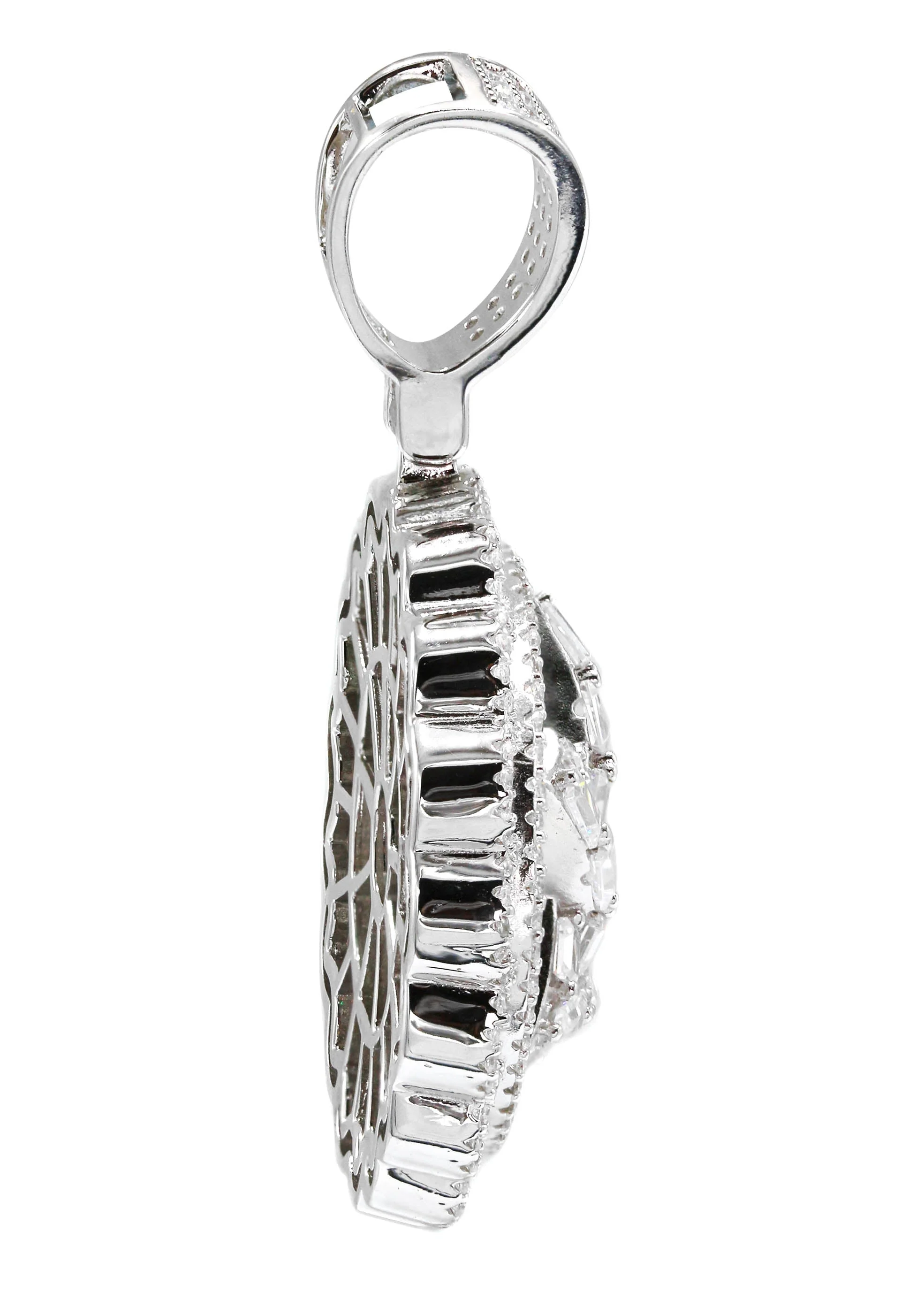 Silver Pendant - Silver Star of David Pendant | Appx 16.3 Grams - Image 2