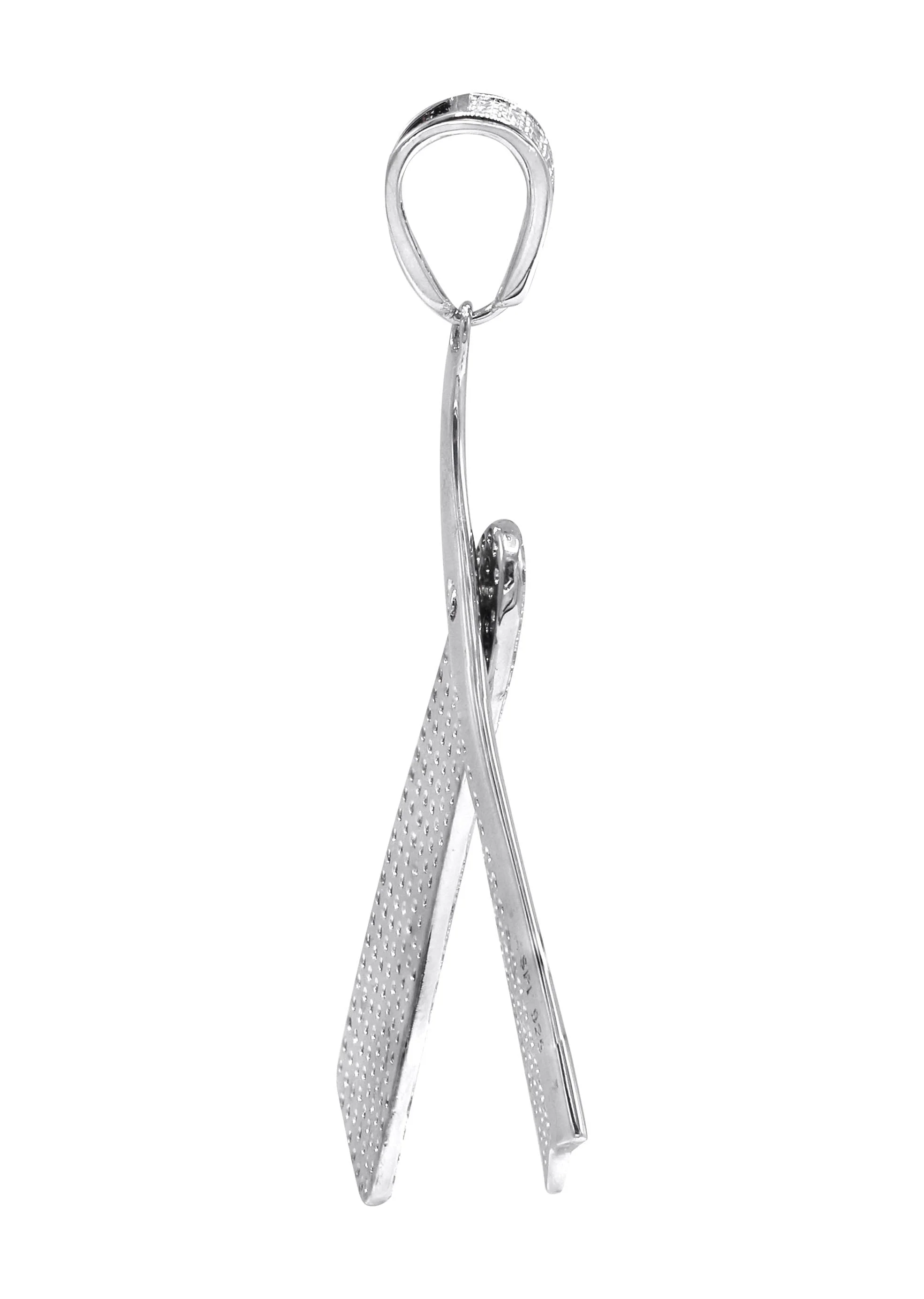 Silver Pendant - Silver Barber Razor Pendant | Appx 6.8 Grams - Image 2