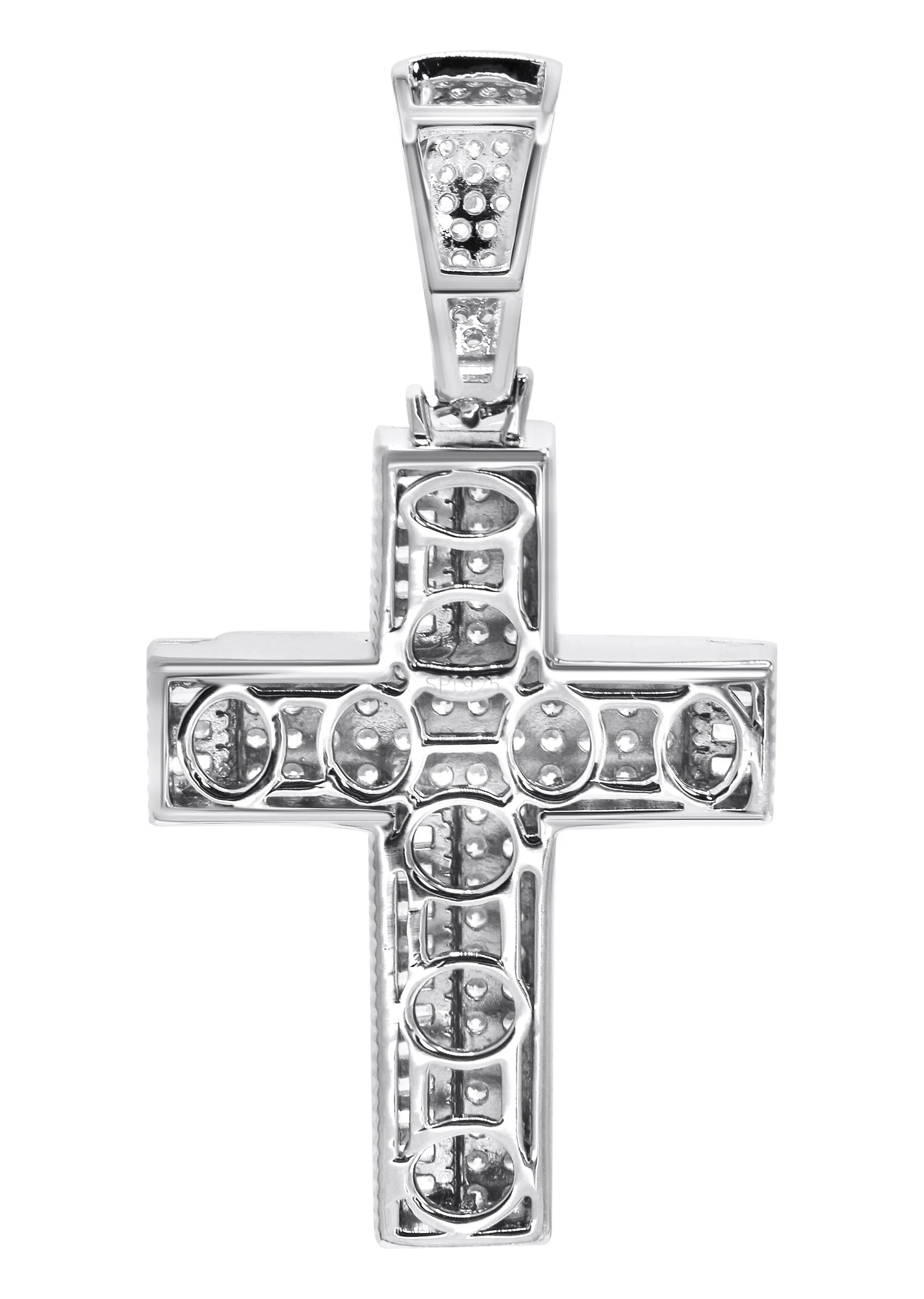 Silver Pendant - Silver Cross Pendant | Appx 8.8 Grams - Image 3